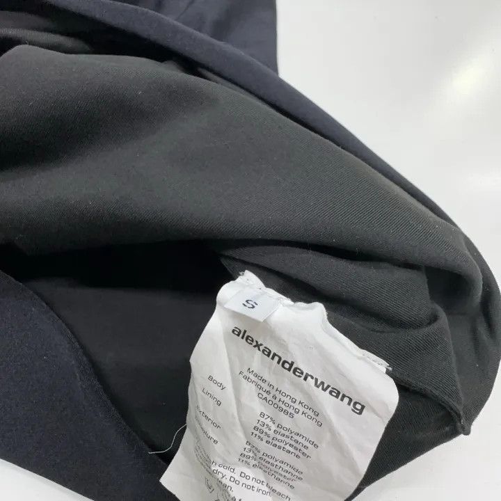 Alexander Wang Alexander Wang Black Sporty Logo Dress - Size S / US 4 / IT 40 - 4 Thumbnail