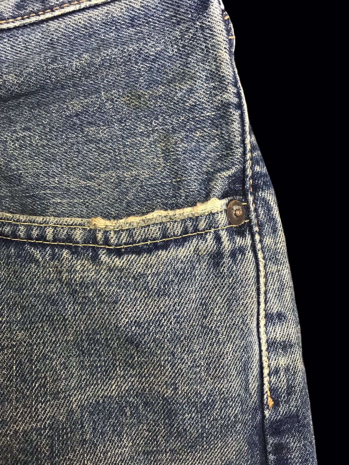 Edwin 💥WIDE💥VTG EDWIN 505X MUDWASH SELVEDGE DENIM F411 Size US 32 / EU 48 - 10 Thumbnail