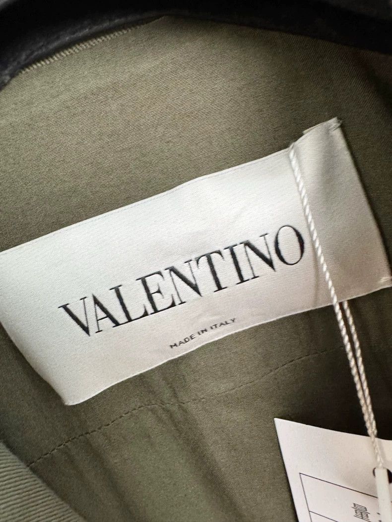 Valentino Valentino Army green denim jacket Size S / US 4 / IT 40 - 4 Thumbnail