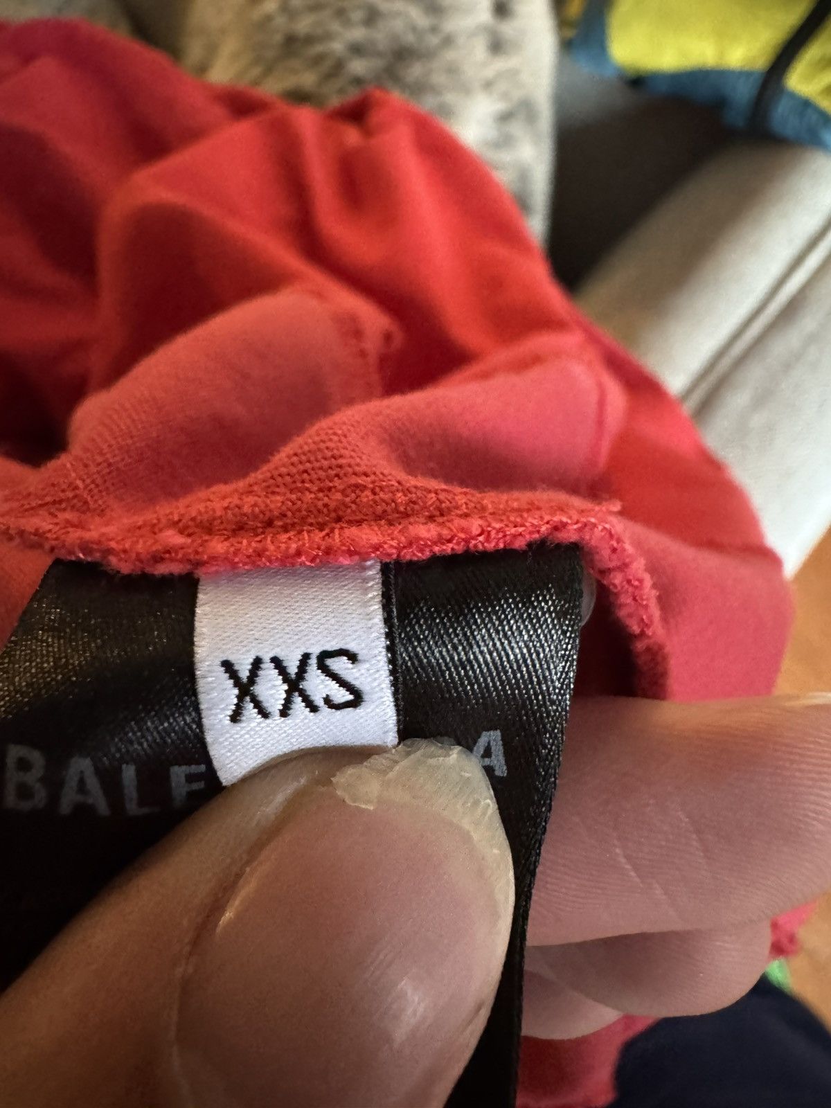 Balenciaga olin1g1024 | Love Upcycled Long Sleeve T-ShirtLarge Fit Size US XXS / EU 40 - 8 Thumbnail