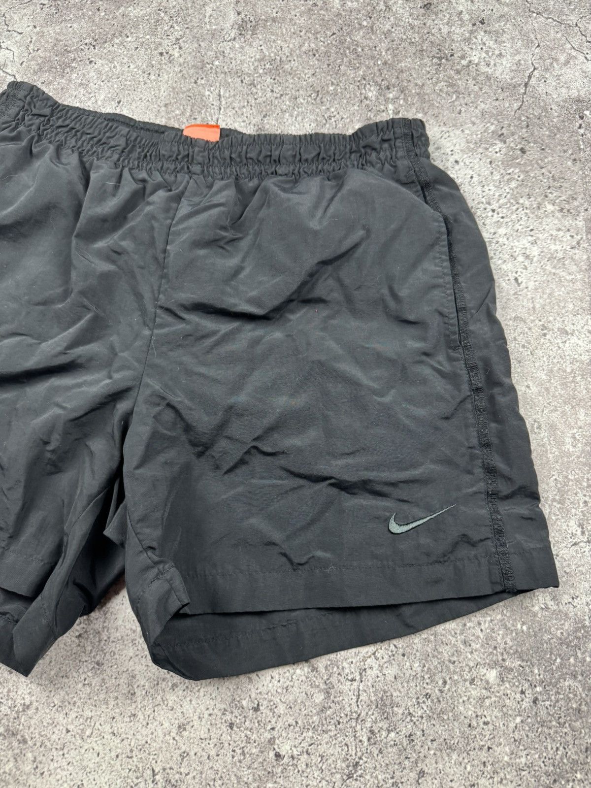 Nike × Vintage 90s Nike Vintage Nylon Shorts Drill Y2K Rare baggy Size US 34 / EU 50 - 2 Thumbnail