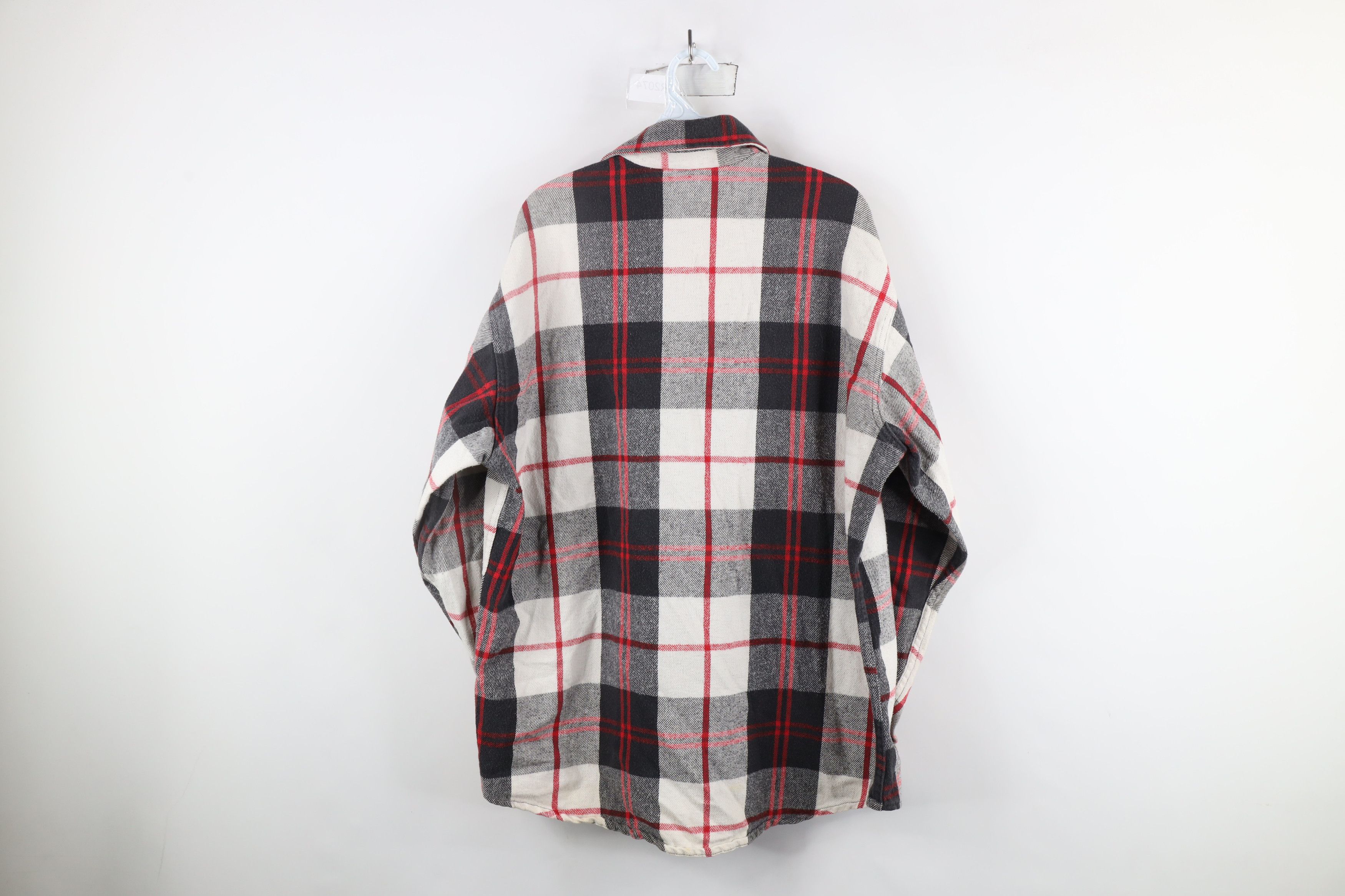 Vintage Vintage 90s Streetwear Heavyweight Flannel Button Shirt USA Size US XL / EU 56 / 4 - 11 Thumbnail