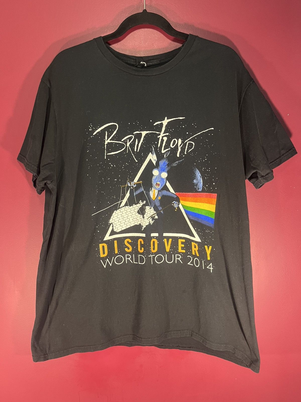 Band Tees × Pink Floyd × Vintage Britt Floyd discovery tee Size US L / EU 52-54 / 3 - 1 Thumbnail