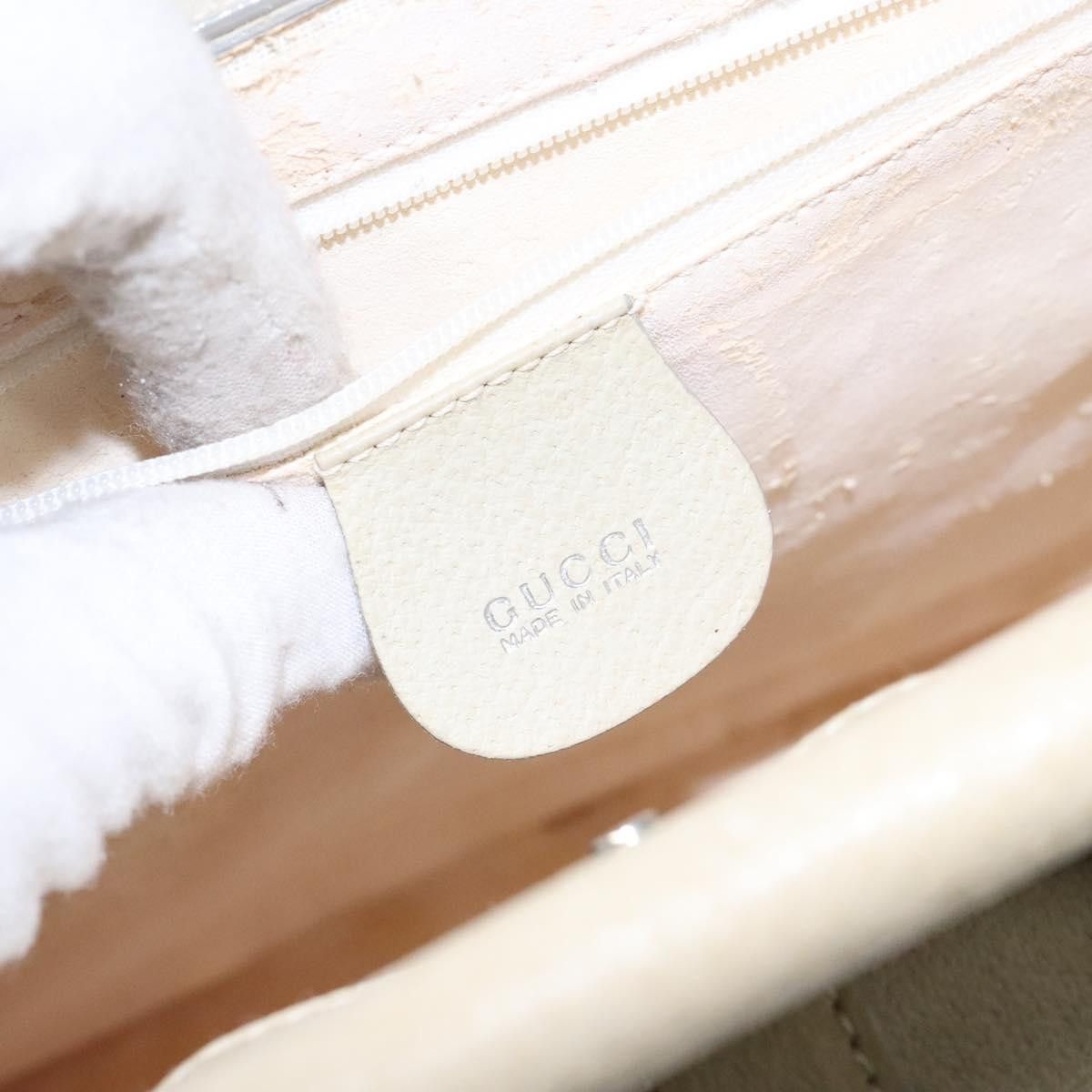Gucci GUCCI Hand Bag Leather Beige 000 2058 0307 5 Size ONE SIZE - 18 Thumbnail