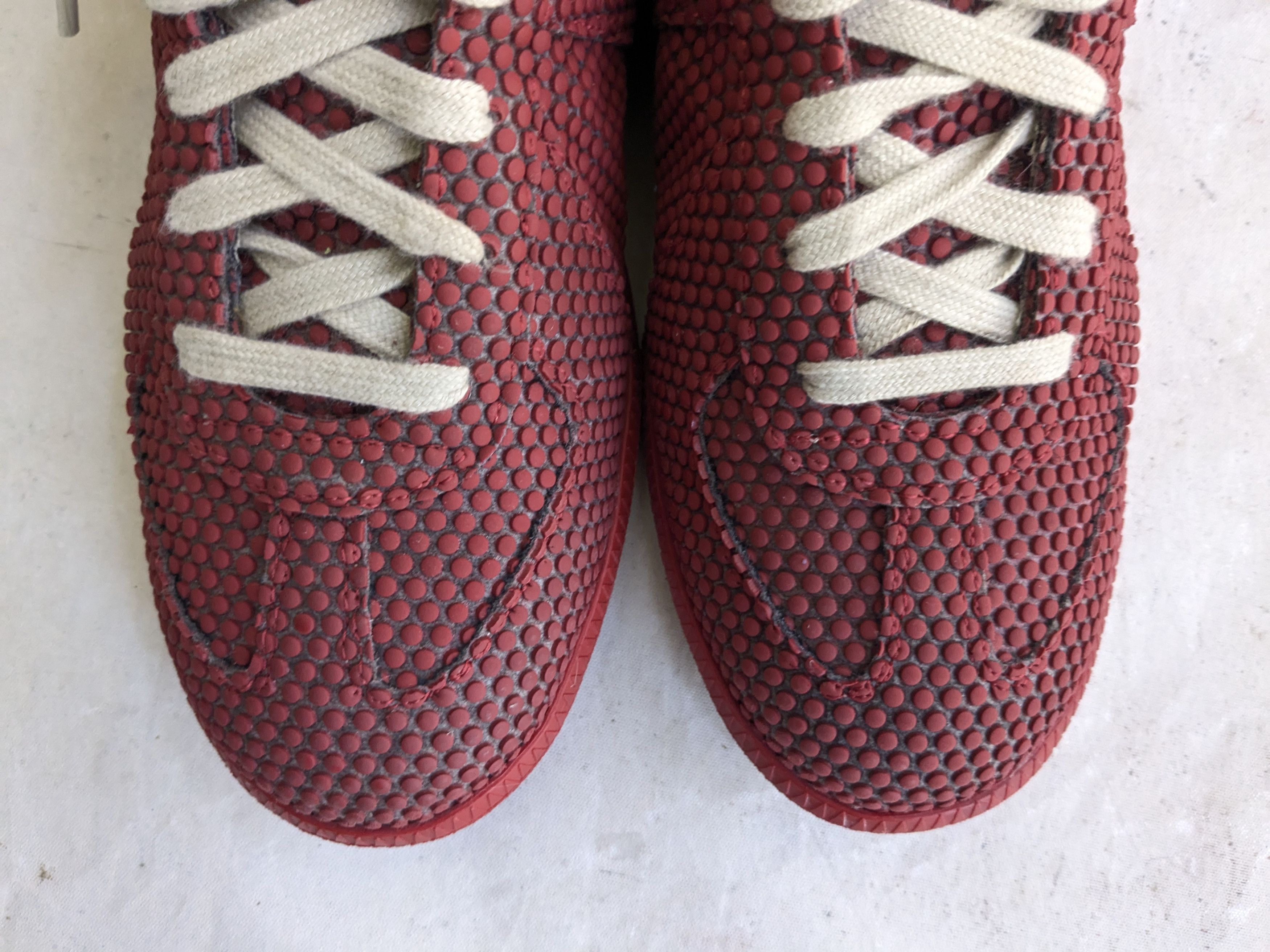 Maison Margiela Maison Margiela GAT Replica Red 8.5 41.5 Low Tops Size US 8.5 / EU 41-42 - 6 Thumbnail