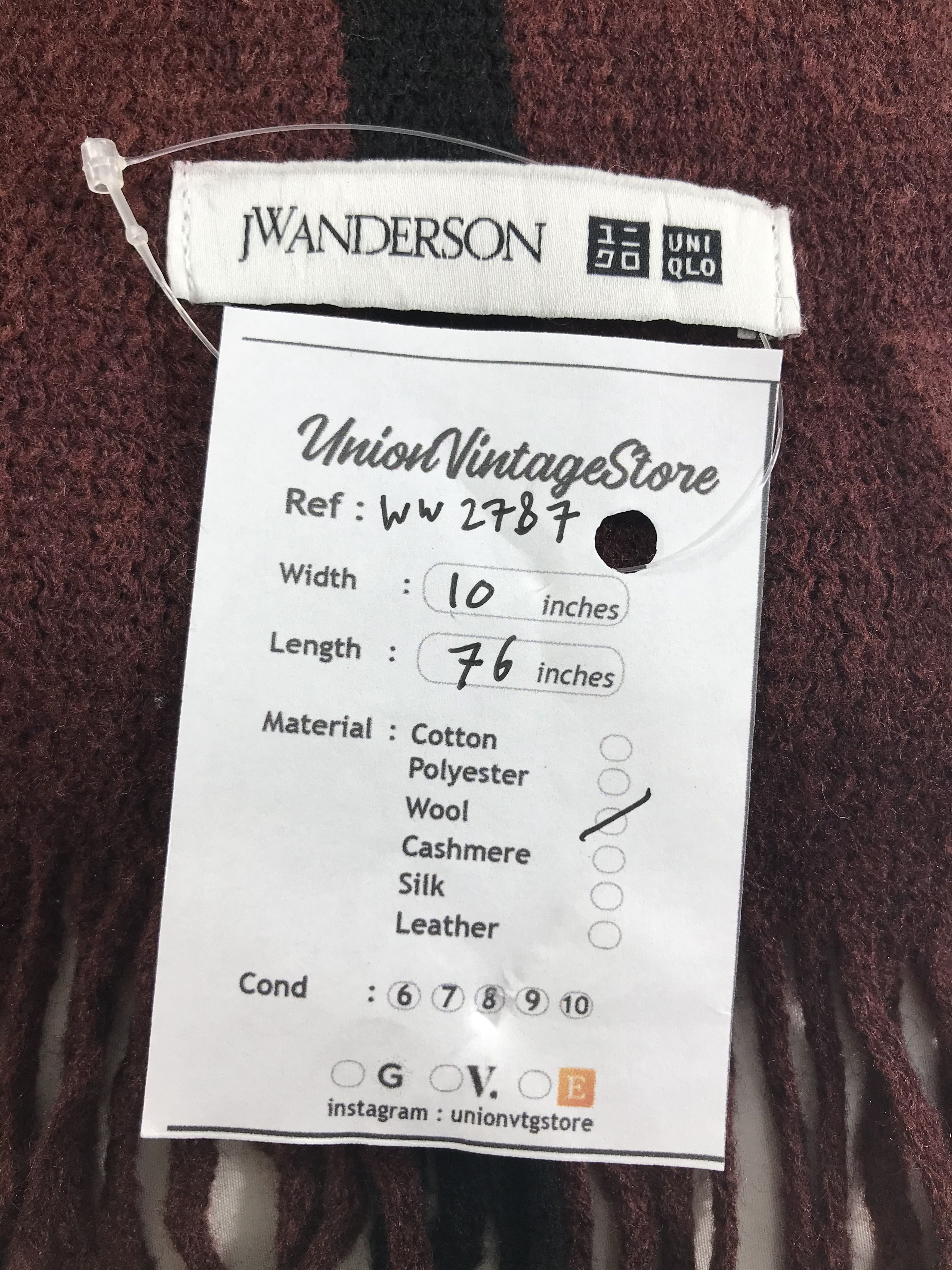 JW Anderson J.W.Anderson Scarf / Muffler / Neckwear - WW2787 Size ONE SIZE - 5 Thumbnail