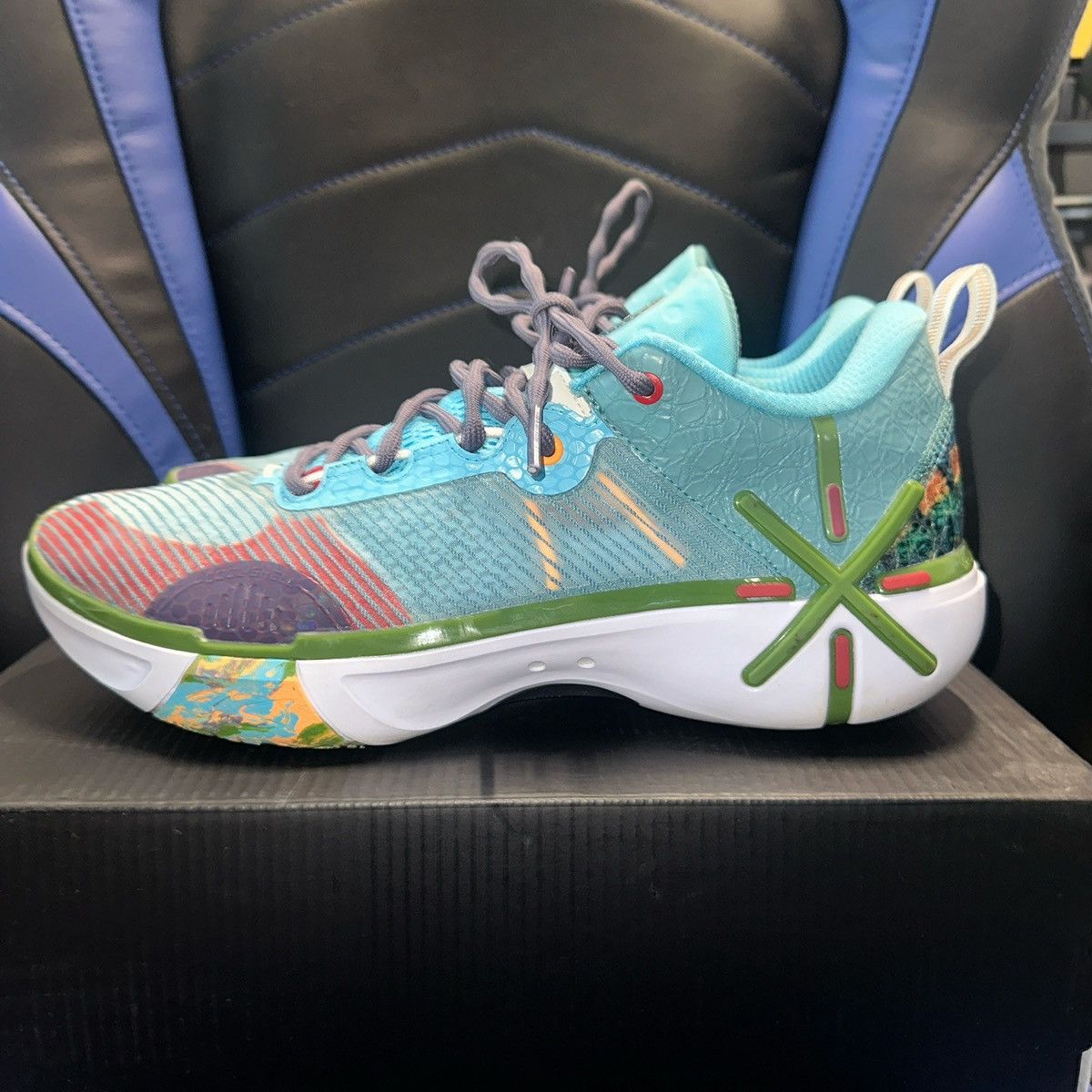 Li-Ning Way of wade Shadow 6 v2 Lizards Size US 11 / EU 44 - 2 Thumbnail