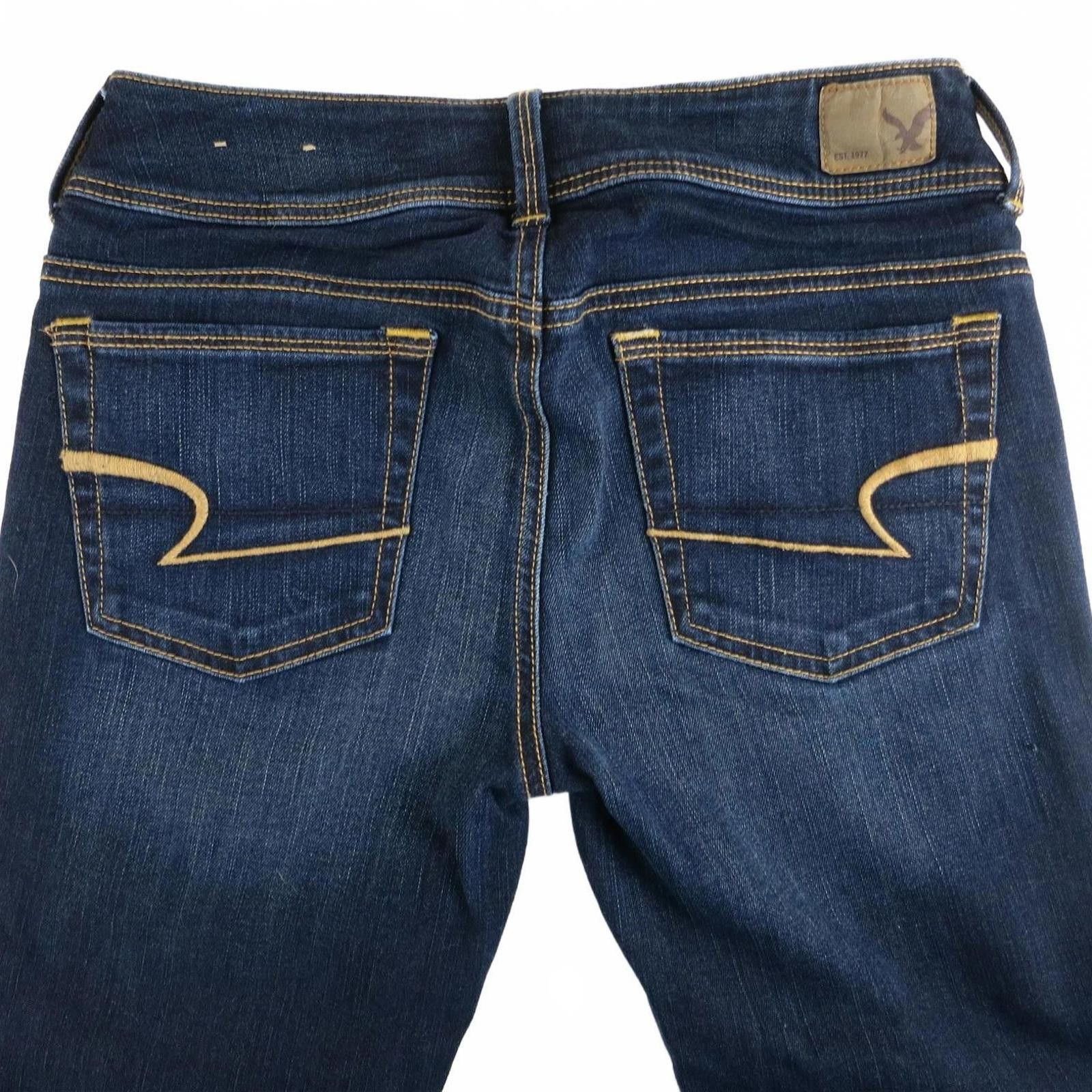 American Eagle Outfitters American Eagle Outfitters Dark Blue Boot Cut Jeans Size 2 Size 26" / US 2 / IT 38 - 7 Thumbnail