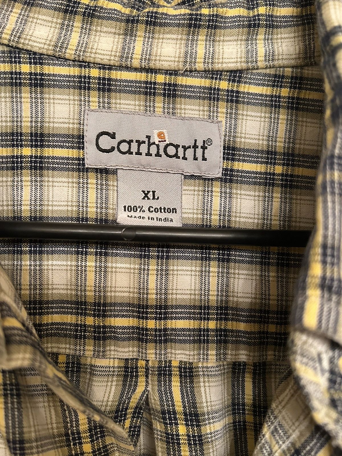Carhartt Carhartt Plaid Button Down Short Sleeve Shirt Size US XL / EU 56 / 4 - 2 Thumbnail