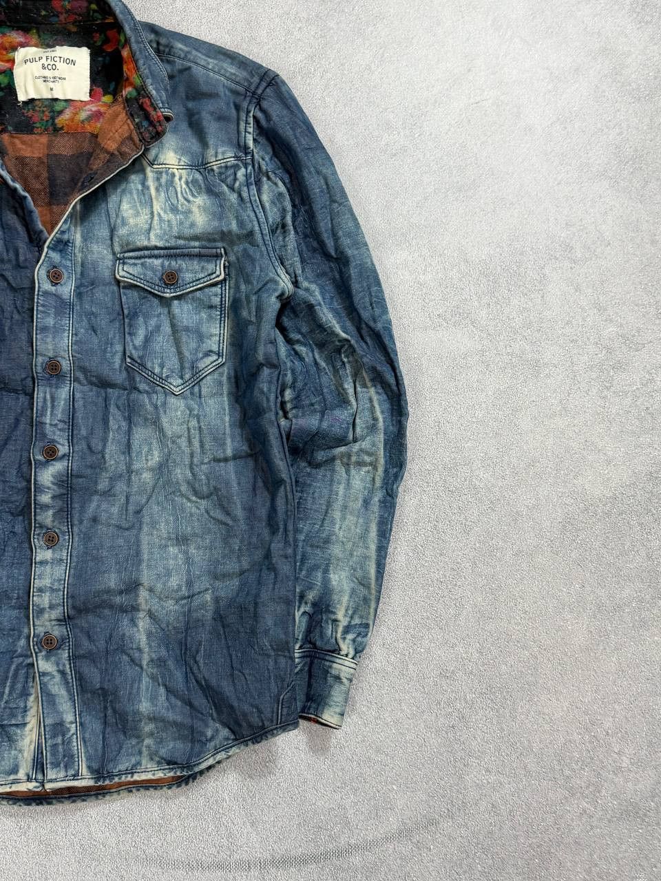 Japanese Brand Denim buttons hype hysteric glamour style denim jacket y2k Size US S / EU 44-46 / 1 - 7 Thumbnail