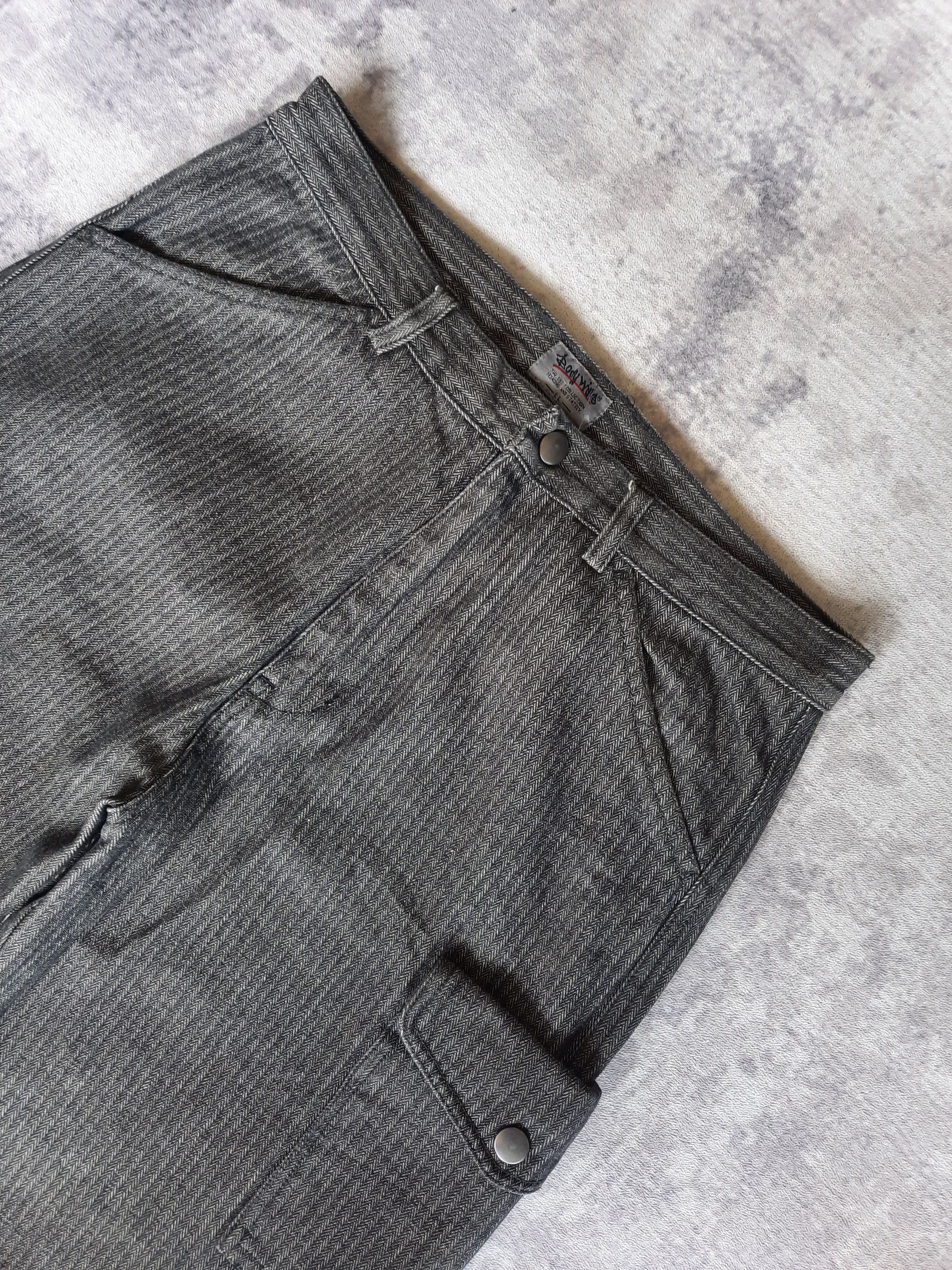 JNCO 🔥Vintage Bodywere harringbone fabric tactical cargo pants Size US 32 / EU 48 - 3 Thumbnail