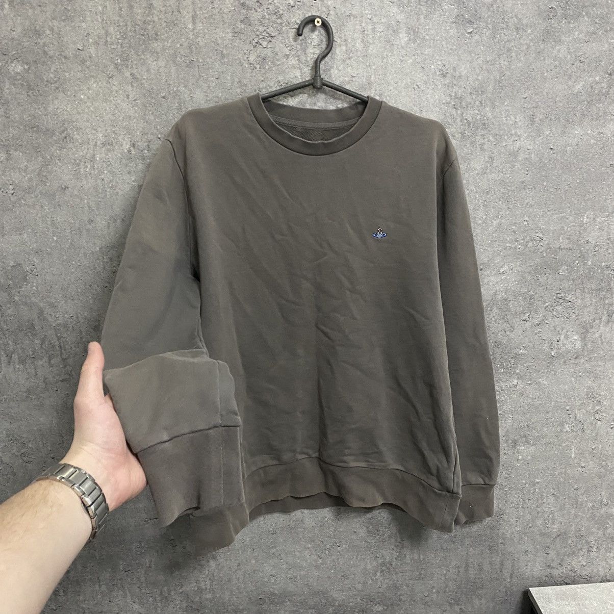 Vivienne Westwood Vintage Vivienne Westwood Sweatshirt Orb Logo Basic Pullover Size US M / EU 48-50 / 2 - 2 Thumbnail