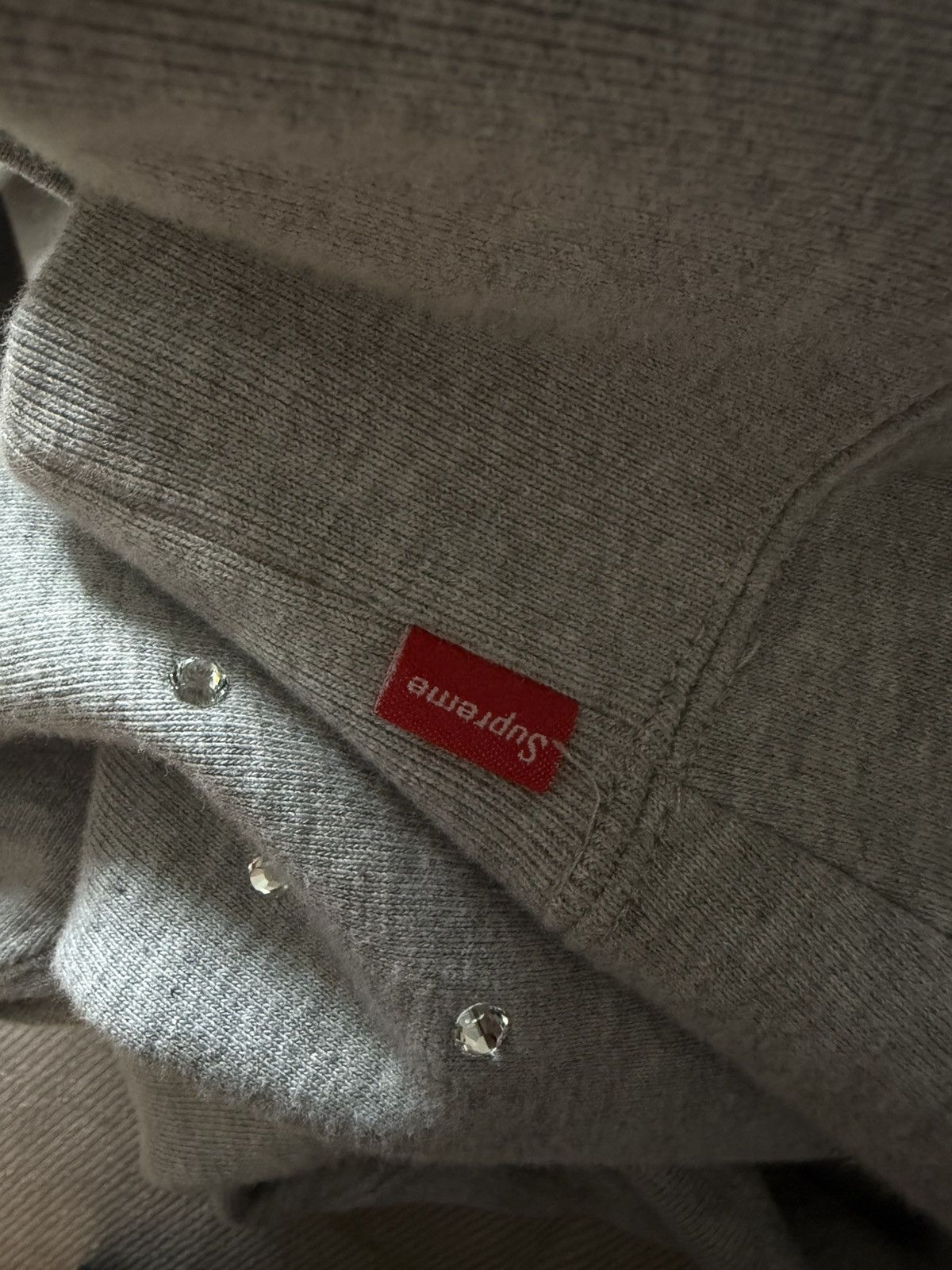 Supreme NWOT Supreme Rhinestone FW21 Hoodie Size US L / EU 52-54 / 3 - 5 Thumbnail