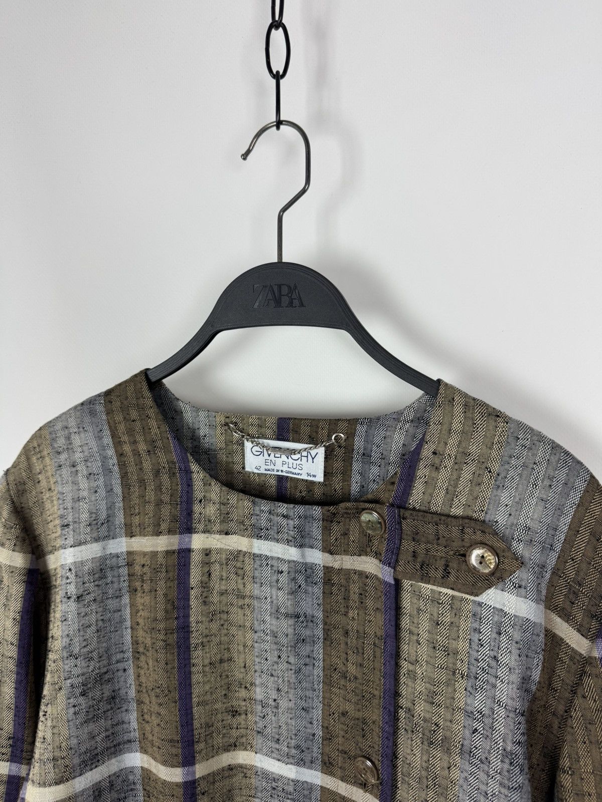 Givenchy 1990’s Vintage Givenchy En Plus Striped Jacket Size M / US 6-8 / IT 42-44 - 5 Thumbnail