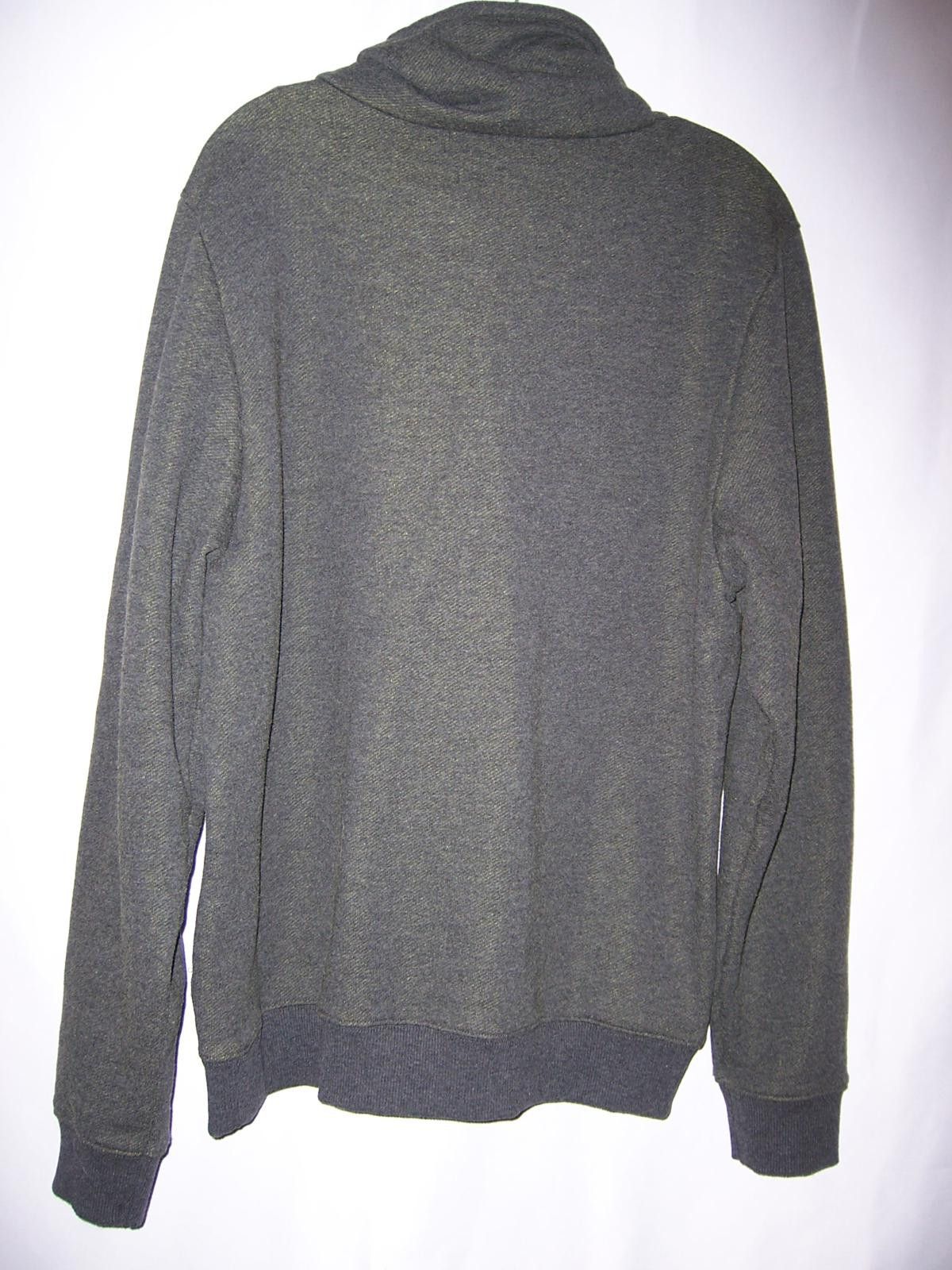 Tommy Hilfiger Tommy Hilfiger Funnel Neck Sweatshirt - Grey/Lime - Size L Size US L / EU 52-54 / 3 - 6 Thumbnail