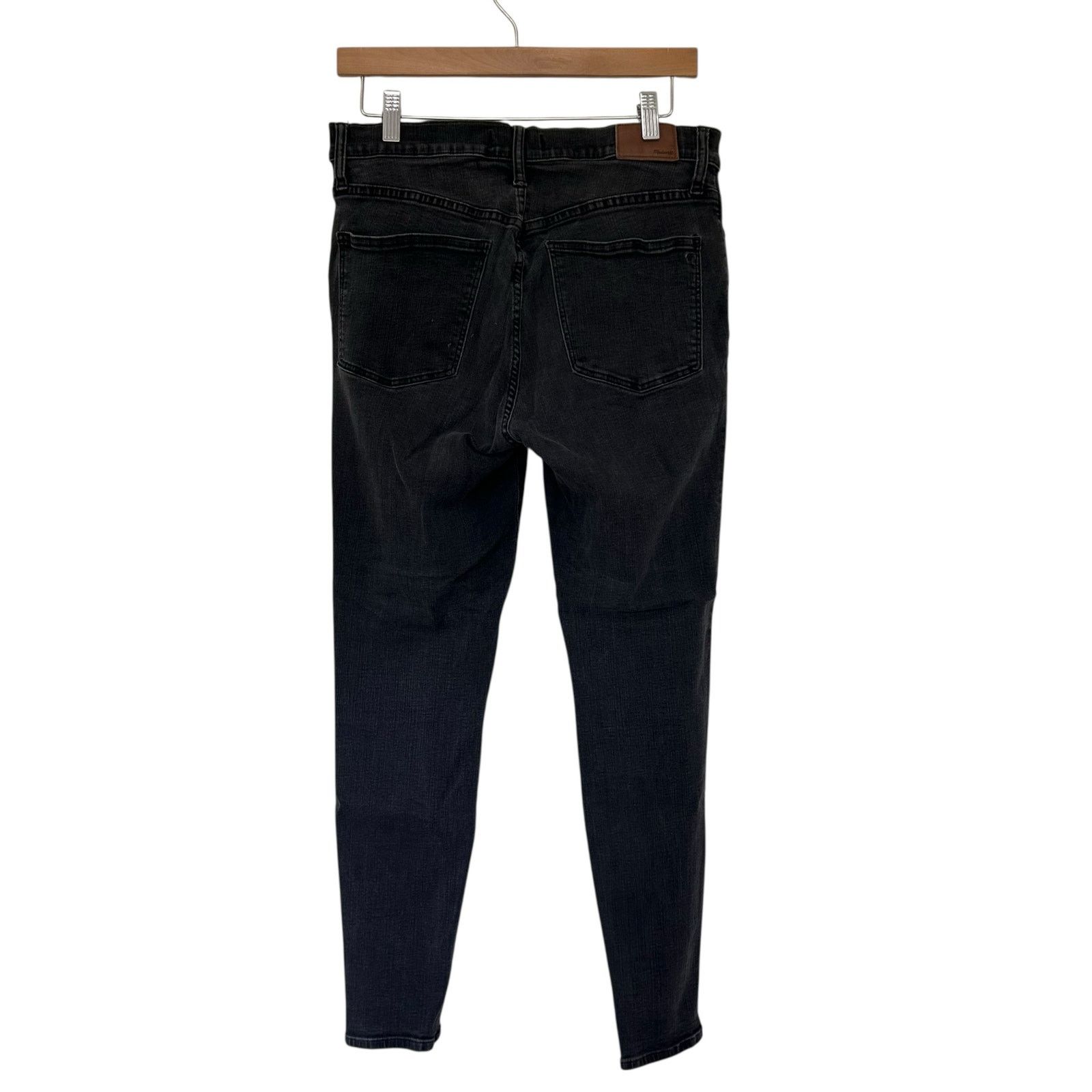 Madewell Madewell Black 9" High Rise Skinny Jeans Sz 31 Size 31" - 5 Thumbnail