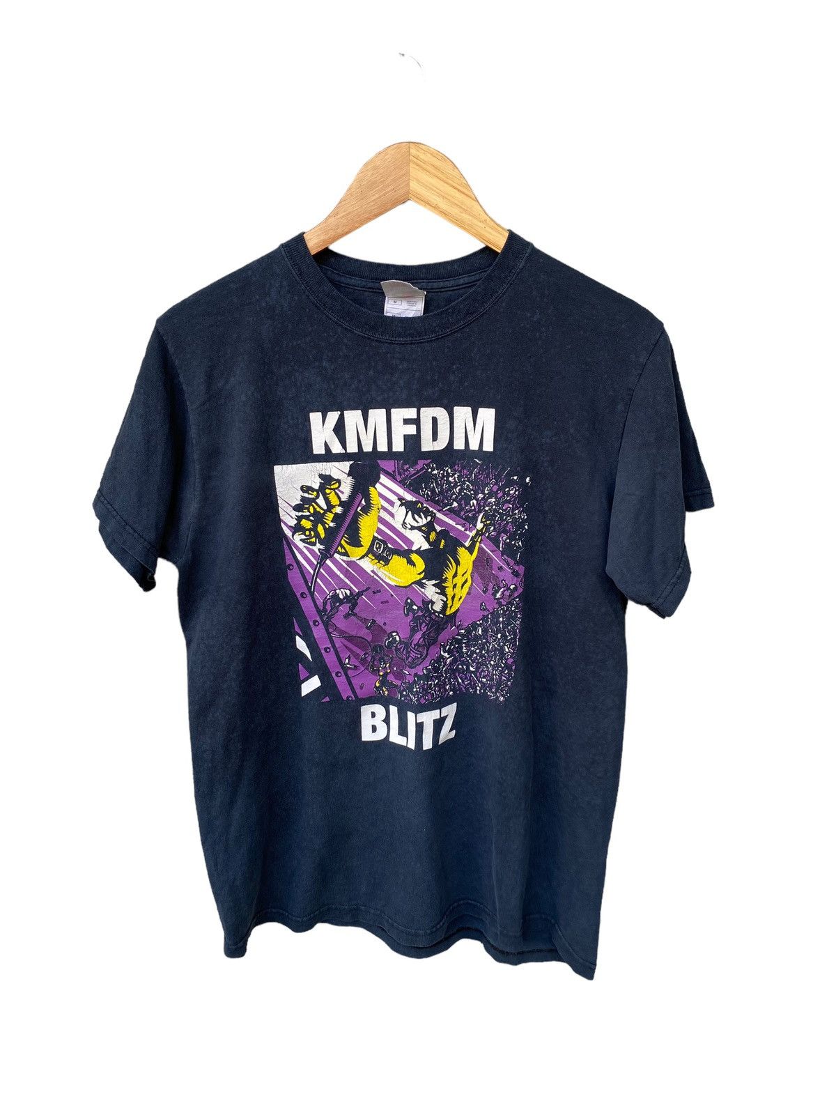 Vintage KMFDM Blitz album promo t shirt