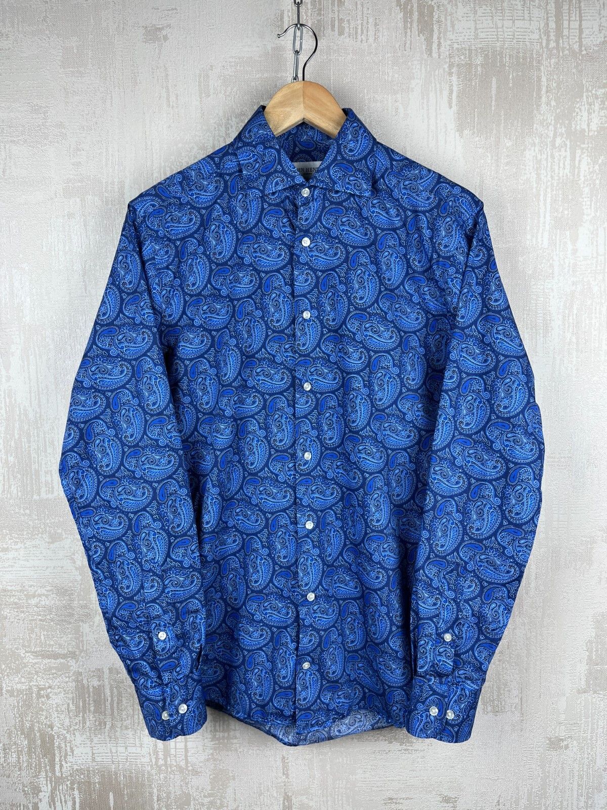 Other John Henric Sweden Paisley Pattern Dress Shirt Button Up Size US M / EU 48-50 / 2 - 1 Thumbnail