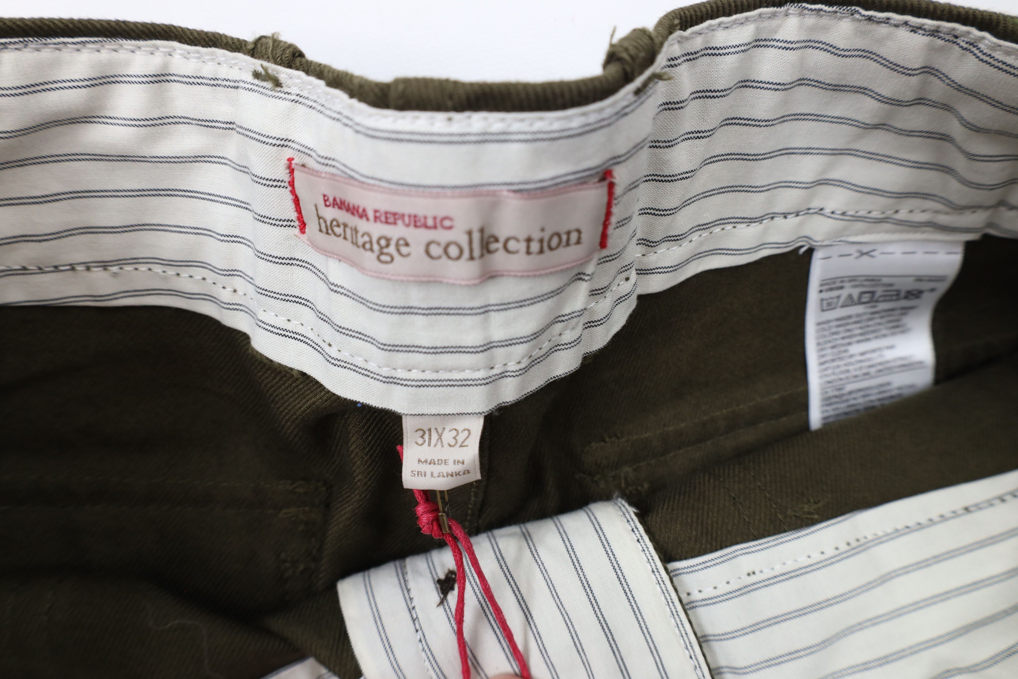 Banana Republic × Vintage Deadstock Vtg Y2K Banana Republic Military Wide Leg Pants Size US 31 - 7 Thumbnail