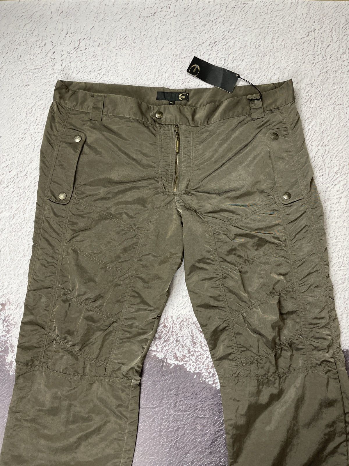 Just Cavalli BNWT Just Cavalli nylon drill utility military pants green Size US 42 / EU 58 - 6 Thumbnail