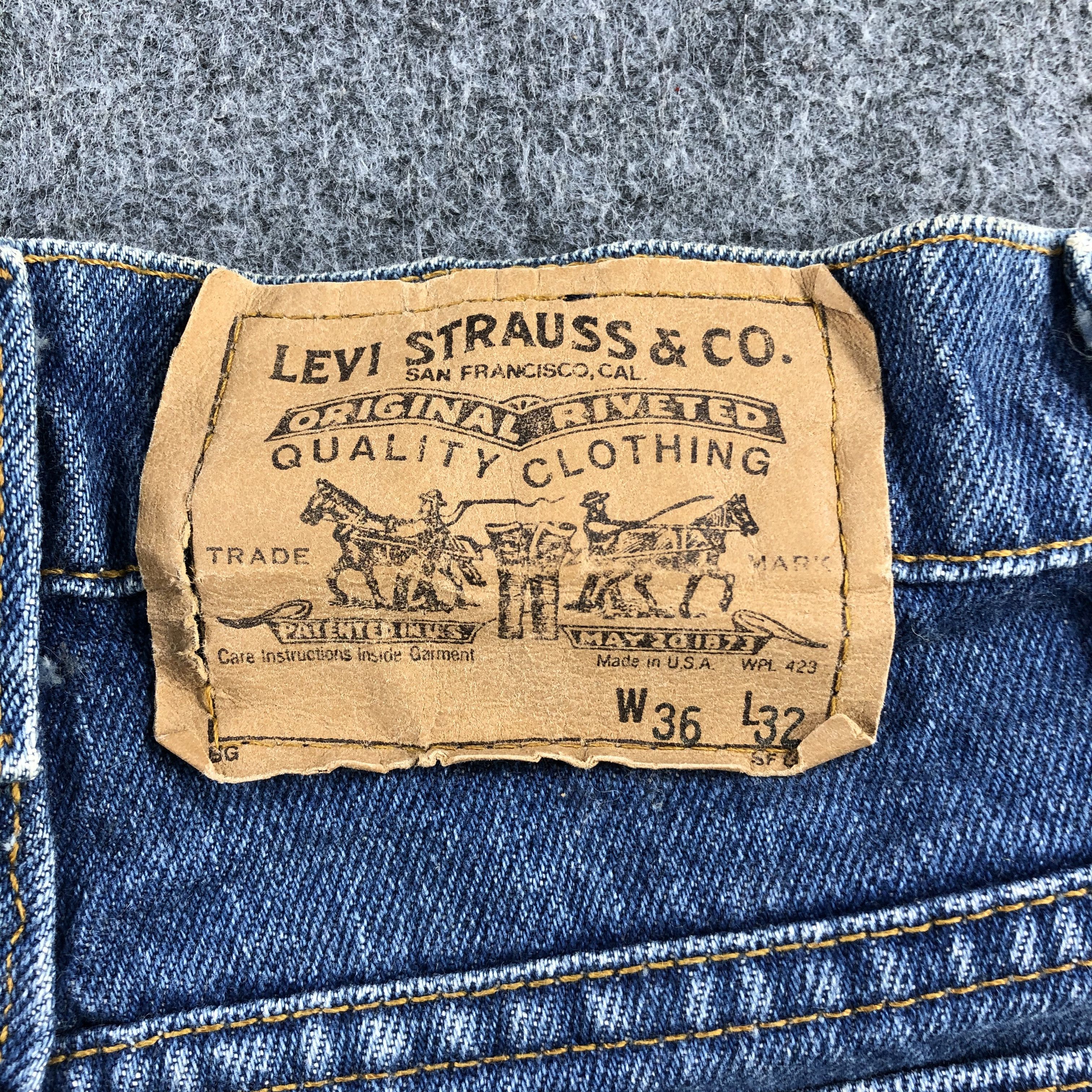 Levi's × Vintage Vintage 90s Blue Wash Levis 509 Jeans-J2266 Size US 36 / EU 52 - 5 Thumbnail