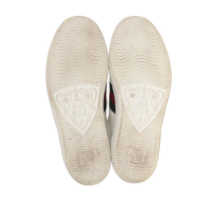 Gucci Gucci Ace Leather Bee Low Top Sneakers - Size US 5 / EU 37 - 2 Thumbnail