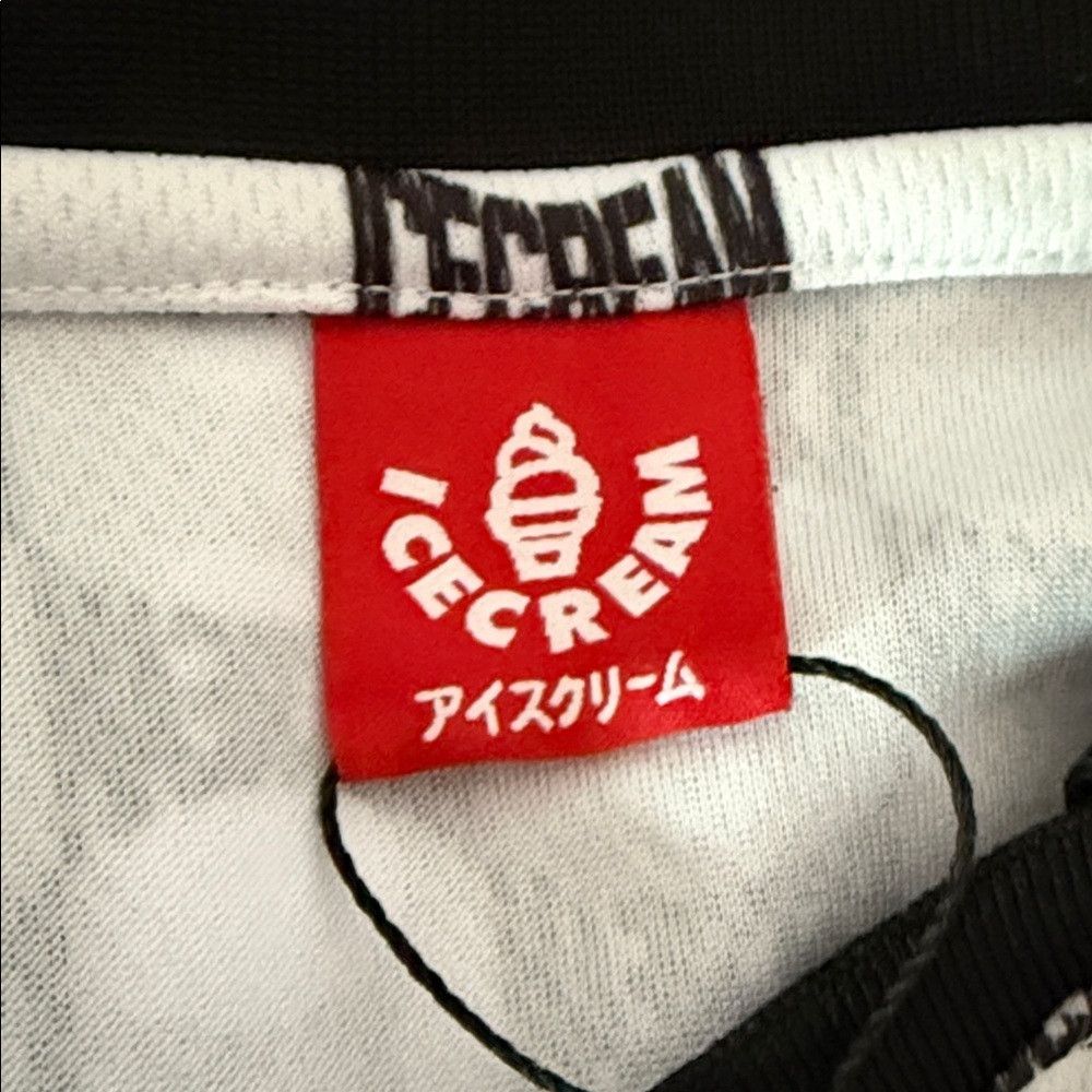 Icecream ICECREAM Stacker Mesh Soccer Jersey Black/White – Size M – Size US M / EU 48-50 / 2 - 6 Thumbnail