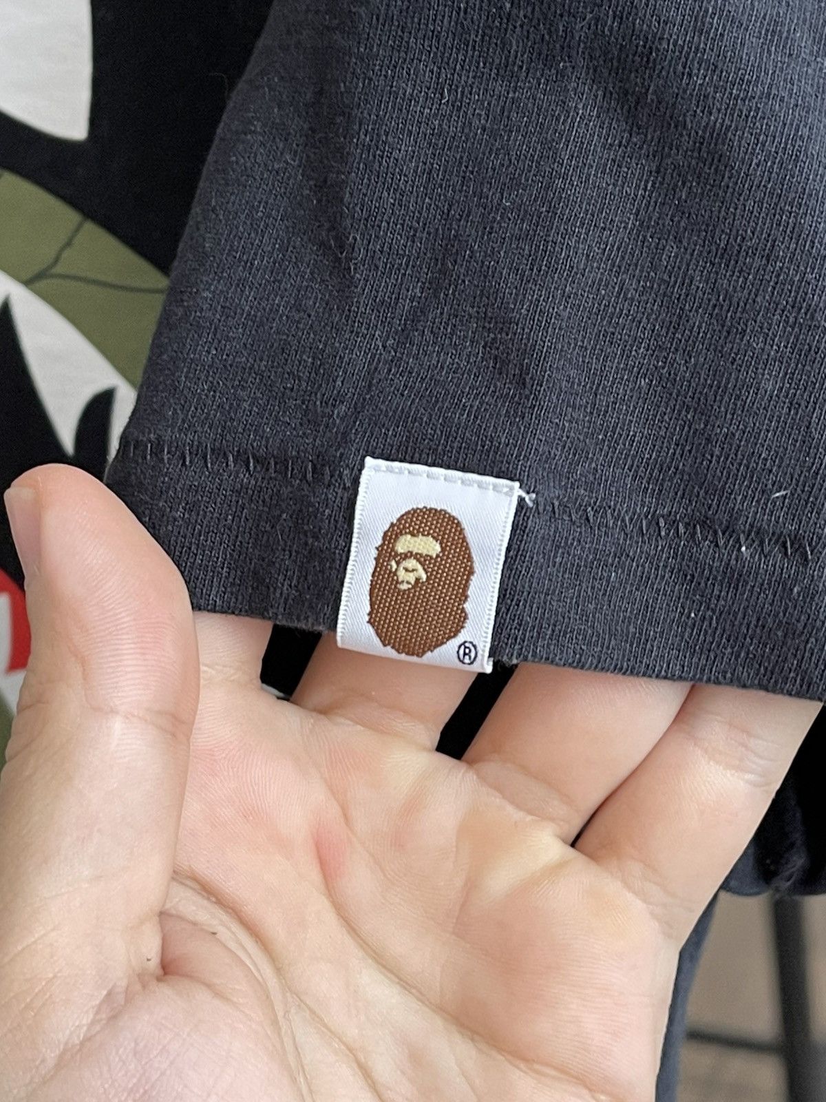 Bape Bape A Bathing A Ape T-Shirt Tee Shark Logo Print Size US M / EU 48-50 / 2 - 7 Thumbnail