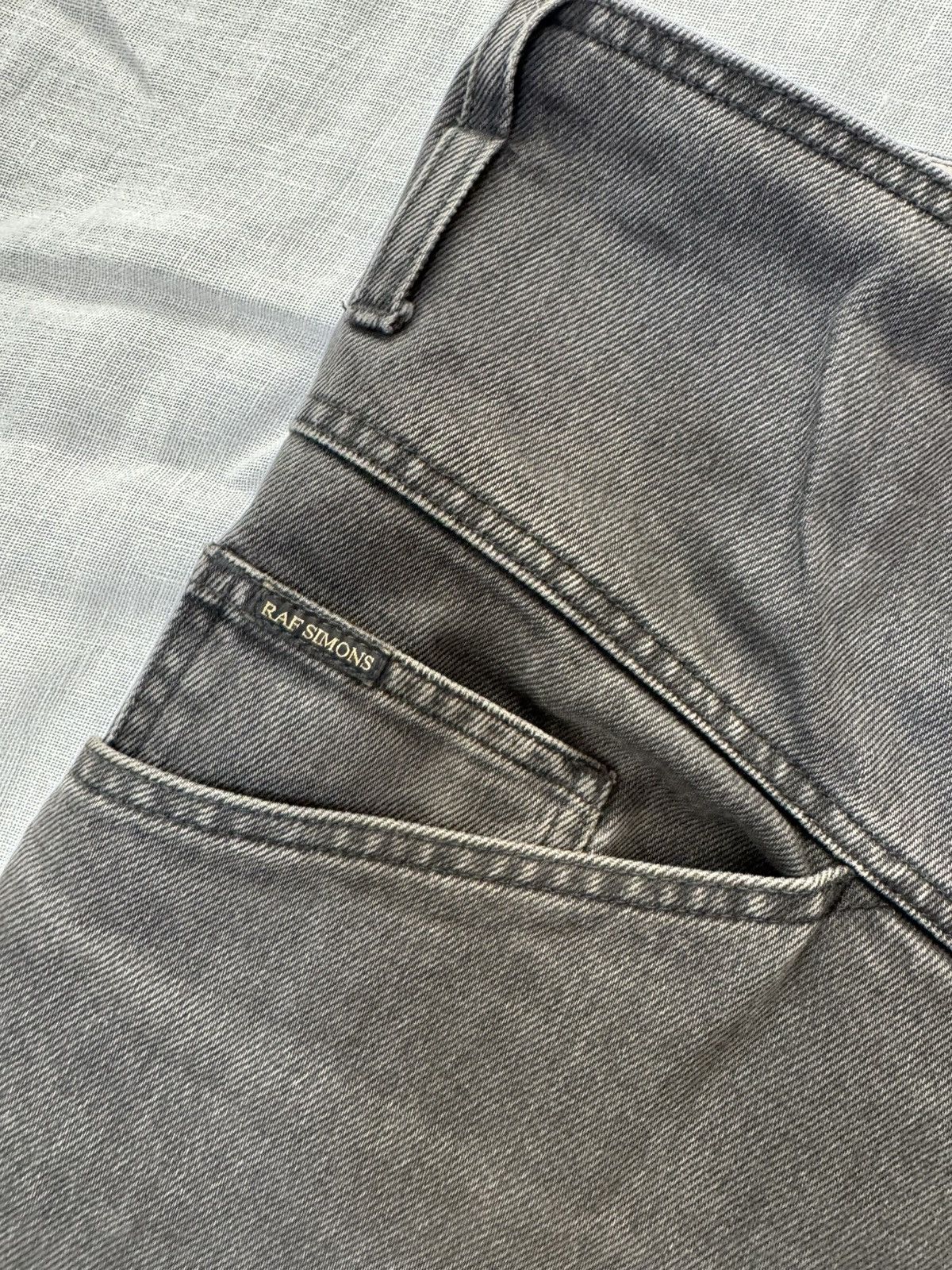Raf Simons Raf Simons AW04 Waves Redux Archive Oversized Wide Leg Jeans Size US 34 / EU 50 - 5 Thumbnail