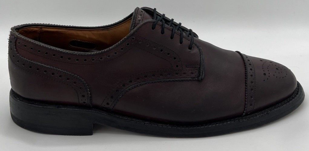 Allen Edmonds Allen Edmonds LEXINGTON Burgundy Leather Cap Toe Oxford Sz 9 Size US 9 / EU 42 - 8 Thumbnail