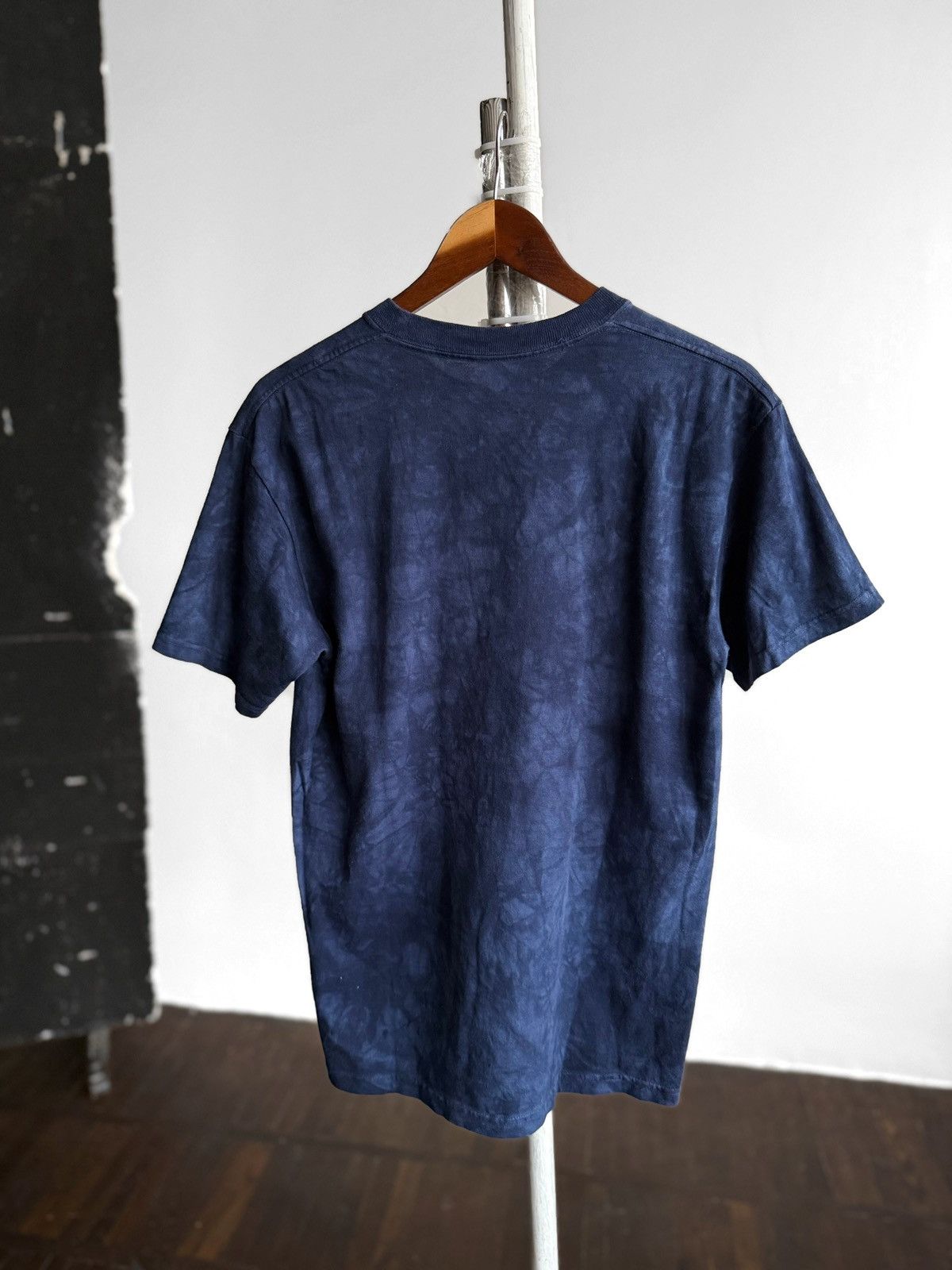 Other The Mountain Mens Blue Tie Dye Native American Wolf TShirt Size US M / EU 48-50 / 2 - 2 Thumbnail