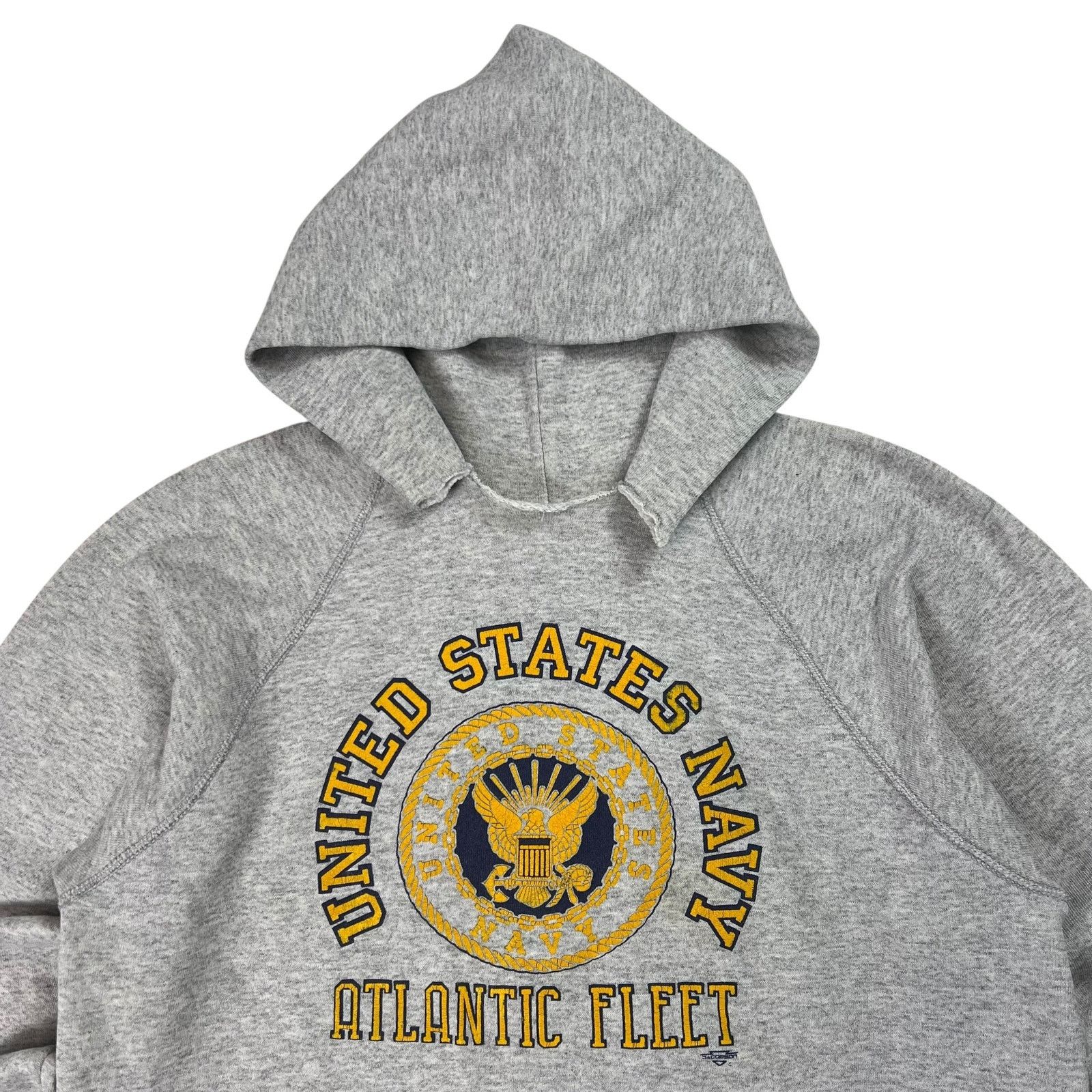 Vintage Vintage 80s United States Navy Atlantic Fleet hoodie (M) Size US M / EU 48-50 / 2 - 2 Thumbnail
