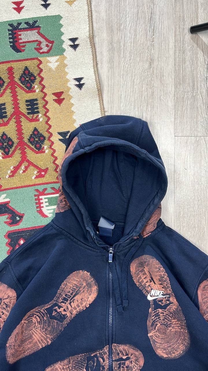 Japanese Brand × Nike Vintage Nike Custom Zip Up Hoodie Y2K Size US XL / EU 56 / 4 - 4 Thumbnail