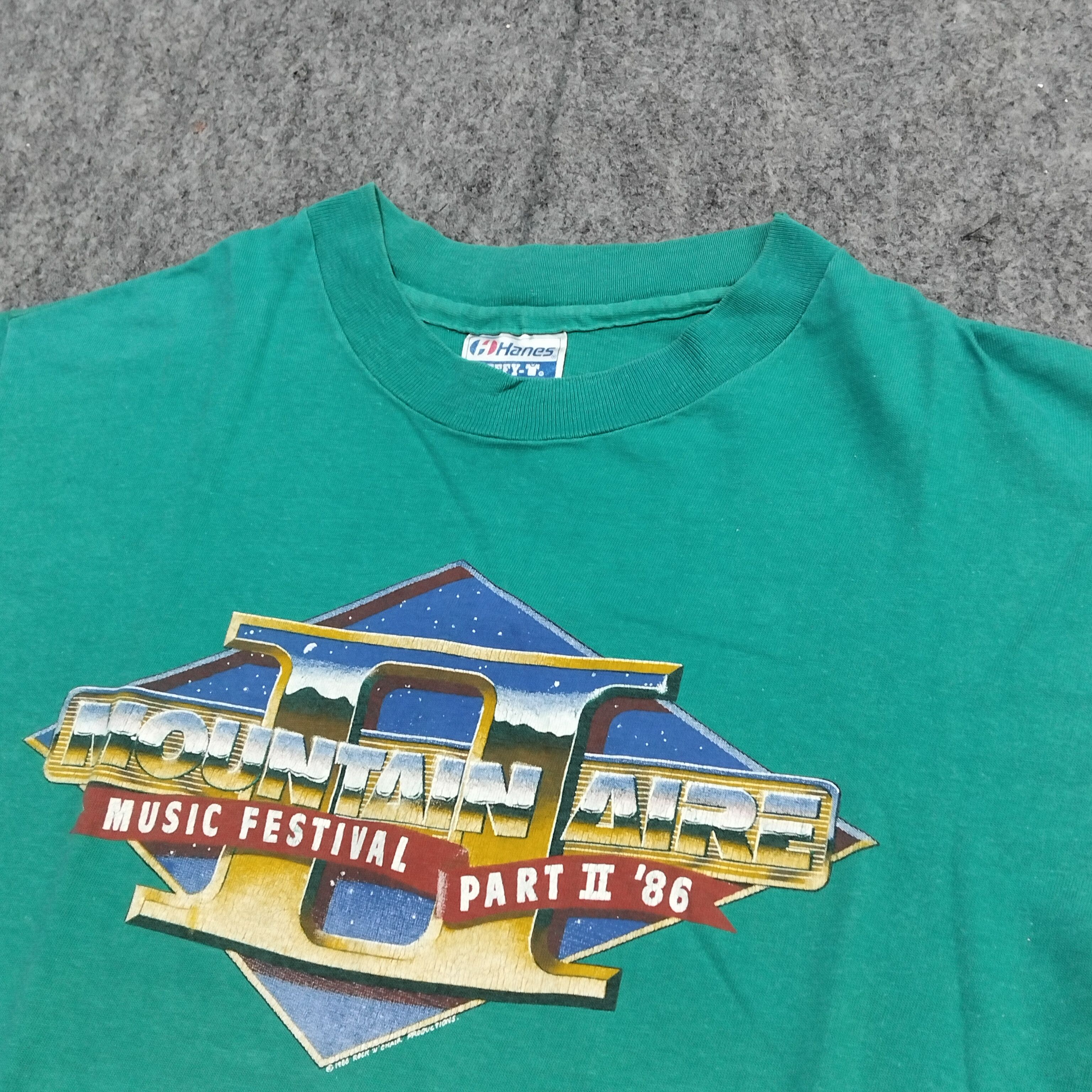 Band Tees 1986 Mountain Aire Music Festival - ft. Grateful Dead Live Size US M / EU 48-50 / 2 - 2 Thumbnail