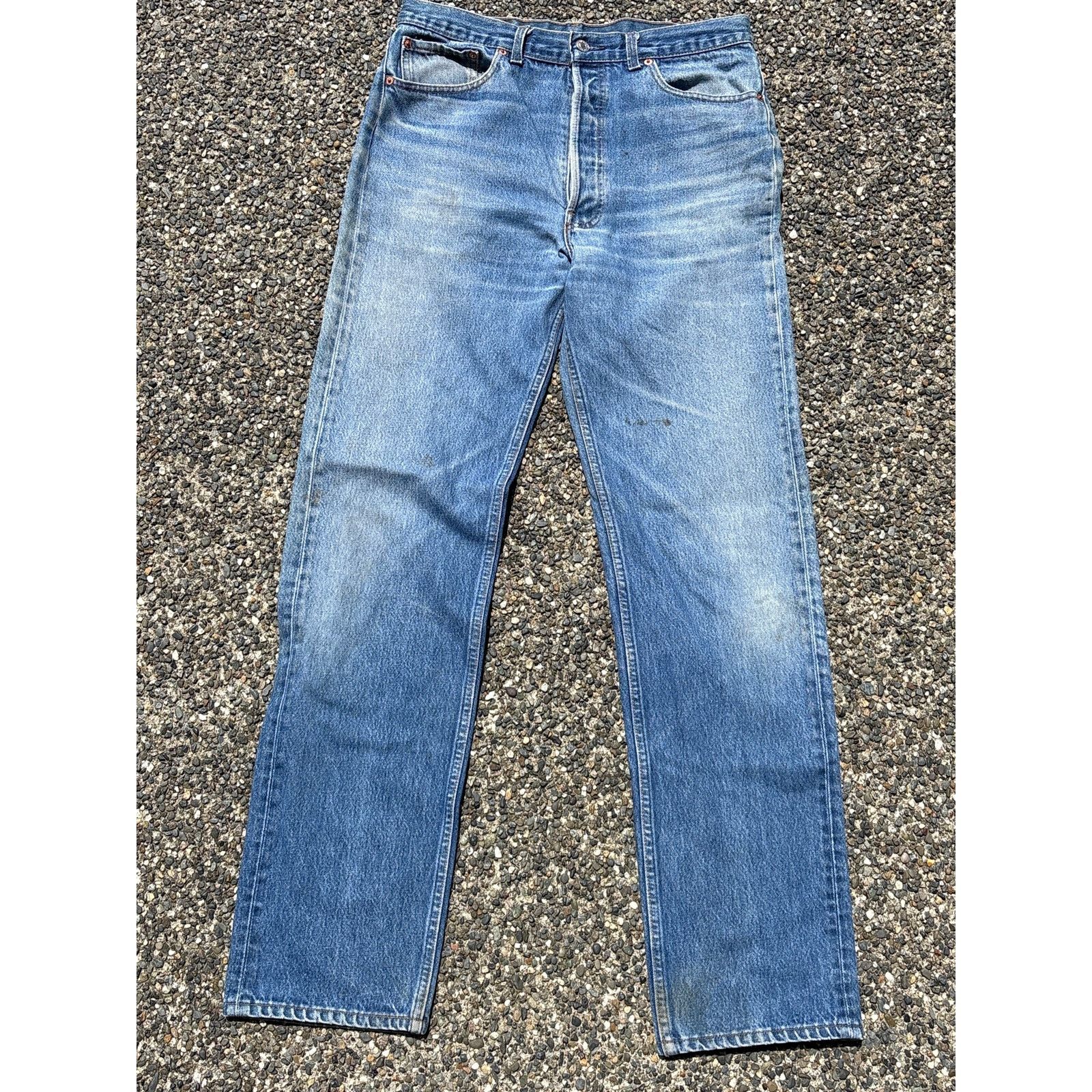 Levi's Vintage 91 Levi’s 501 0117 XX button fly 35x38(32x34) USA Size US 32 / EU 48 - 2 Thumbnail
