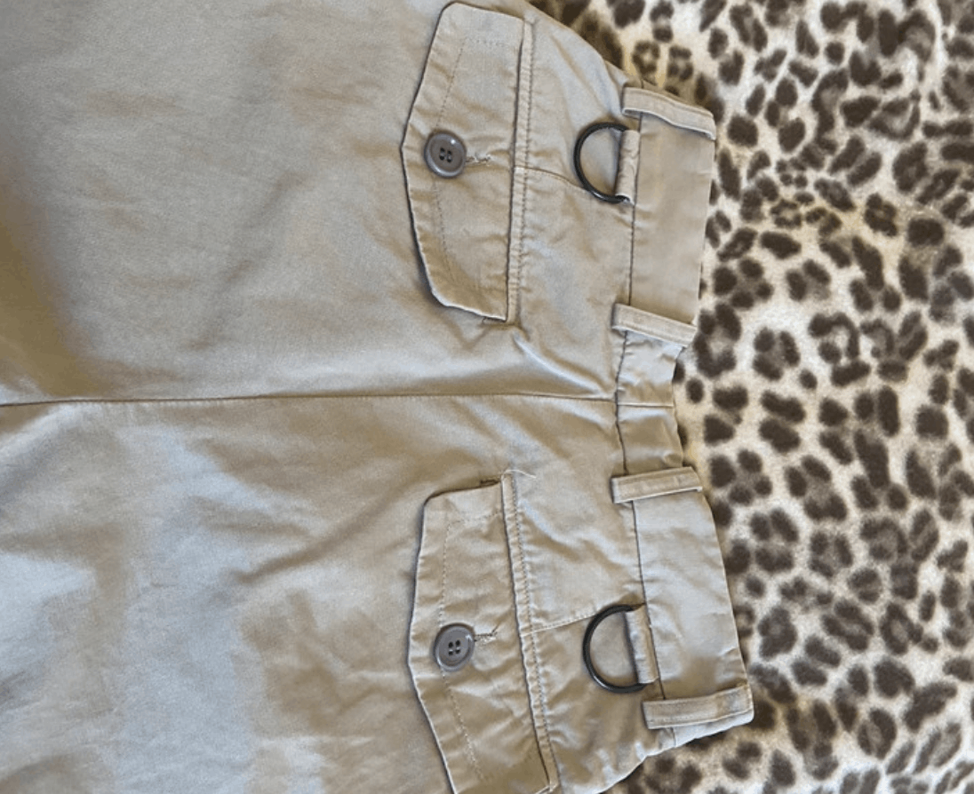 Dries Van Noten × Vintage Dries Van Noten Pants Baggy Wide Crop Cargo Jeans Top EX0109 Size 26" / US 2 / IT 38 - 3 Thumbnail