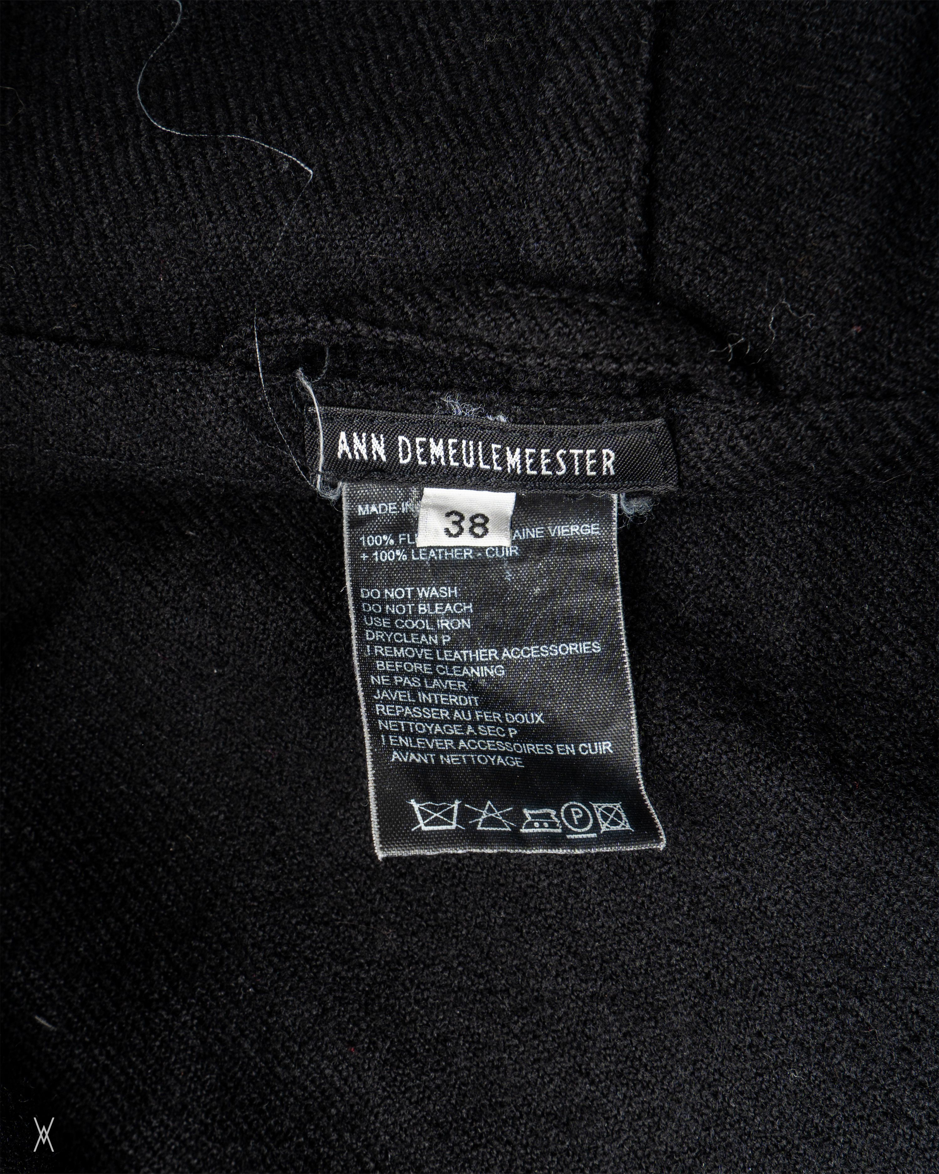 Ann Demeulemeester Ann Demeulemeester Hooded Wool Poncho Jacket Size US S / EU 44-46 / 1 - 5 Thumbnail