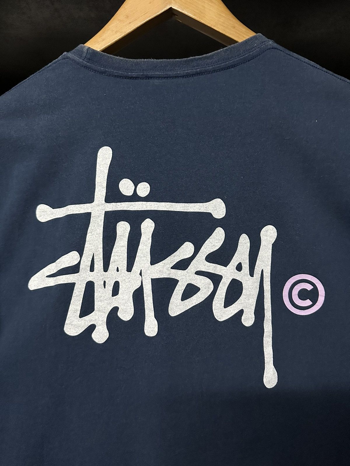 Stussy × Vintage Vintage Stussy Streetwear Sun Faded Tee Size US XL / EU 56 / 4 - 3 Thumbnail