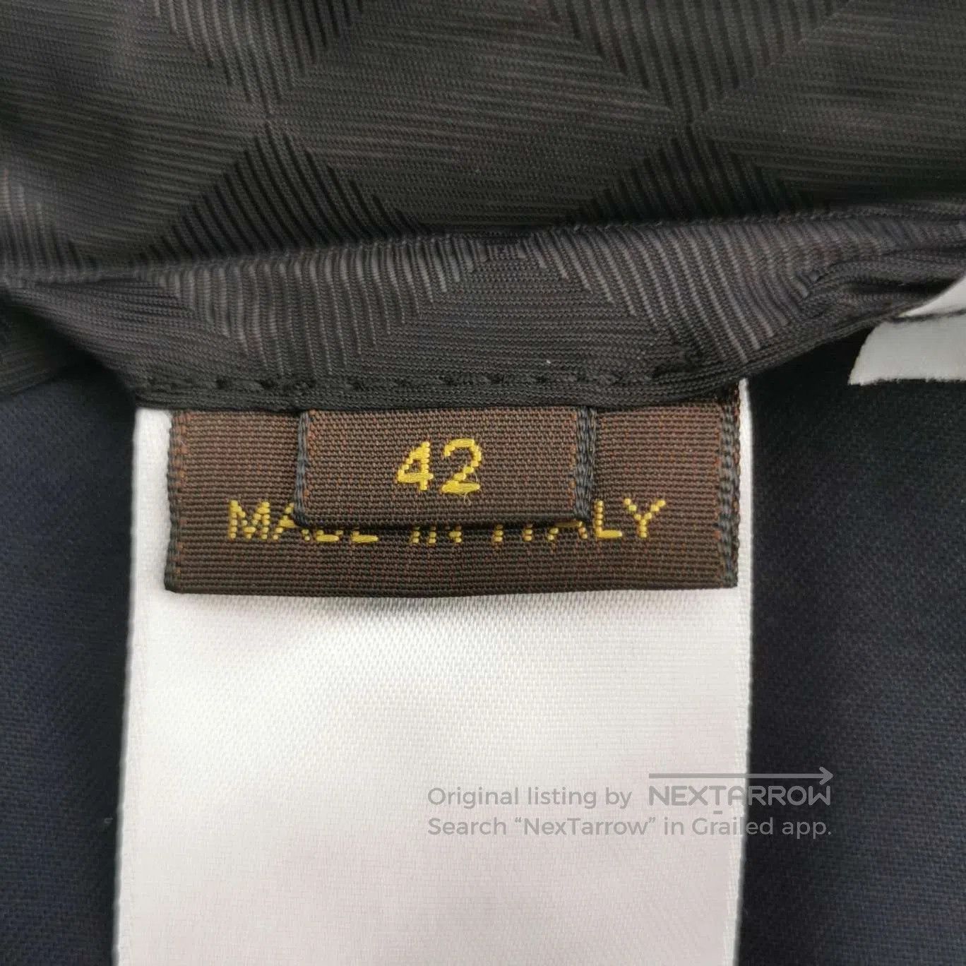 Louis Vuitton Black Straight. Size US 42 / EU 58 - 4 Thumbnail