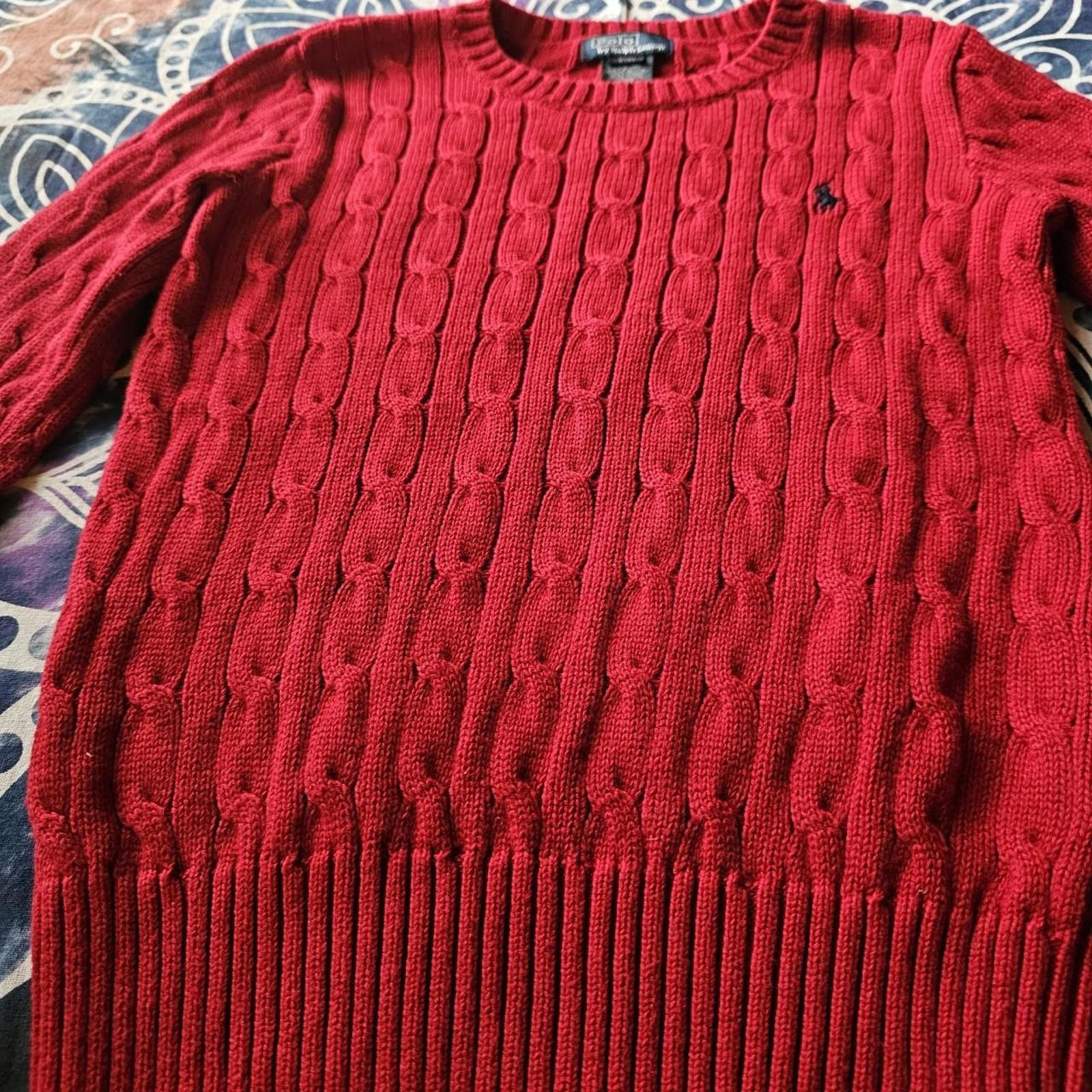 Polo Ralph Lauren Polo Ralph Lauren Kid's Red Sweater Size 8 Size US XXS / EU 40 - 5 Thumbnail