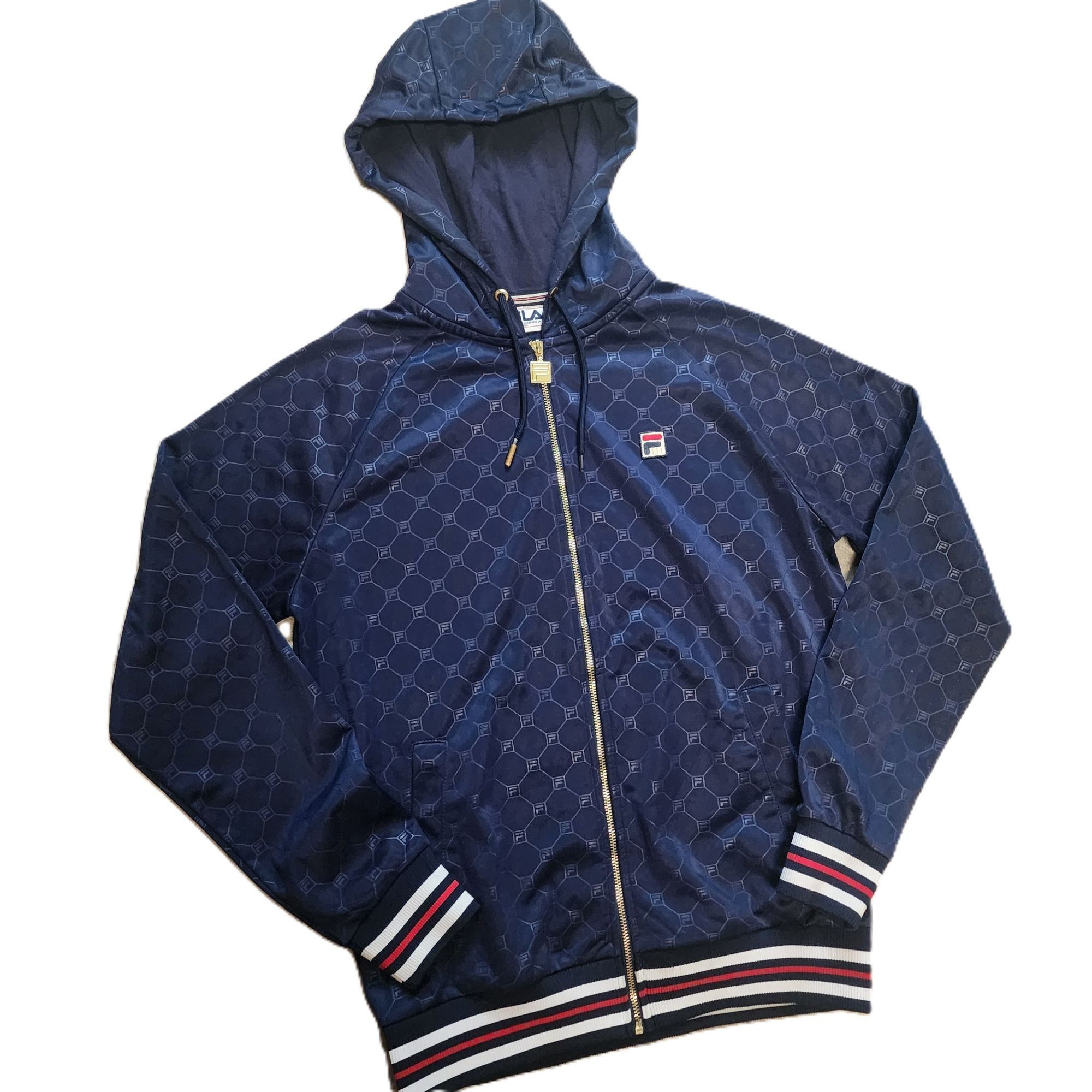 Fila Fila Monogram Navy Blue Tracksuit Size US M / EU 48-50 / 2 - 12 Thumbnail