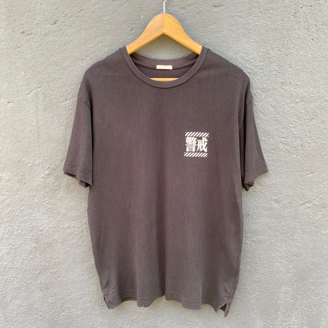 Anime Thrashed Faded Neon Genesis Evangelion X GU Anime Tee Size US M / EU 48-50 / 2 - 3 Thumbnail