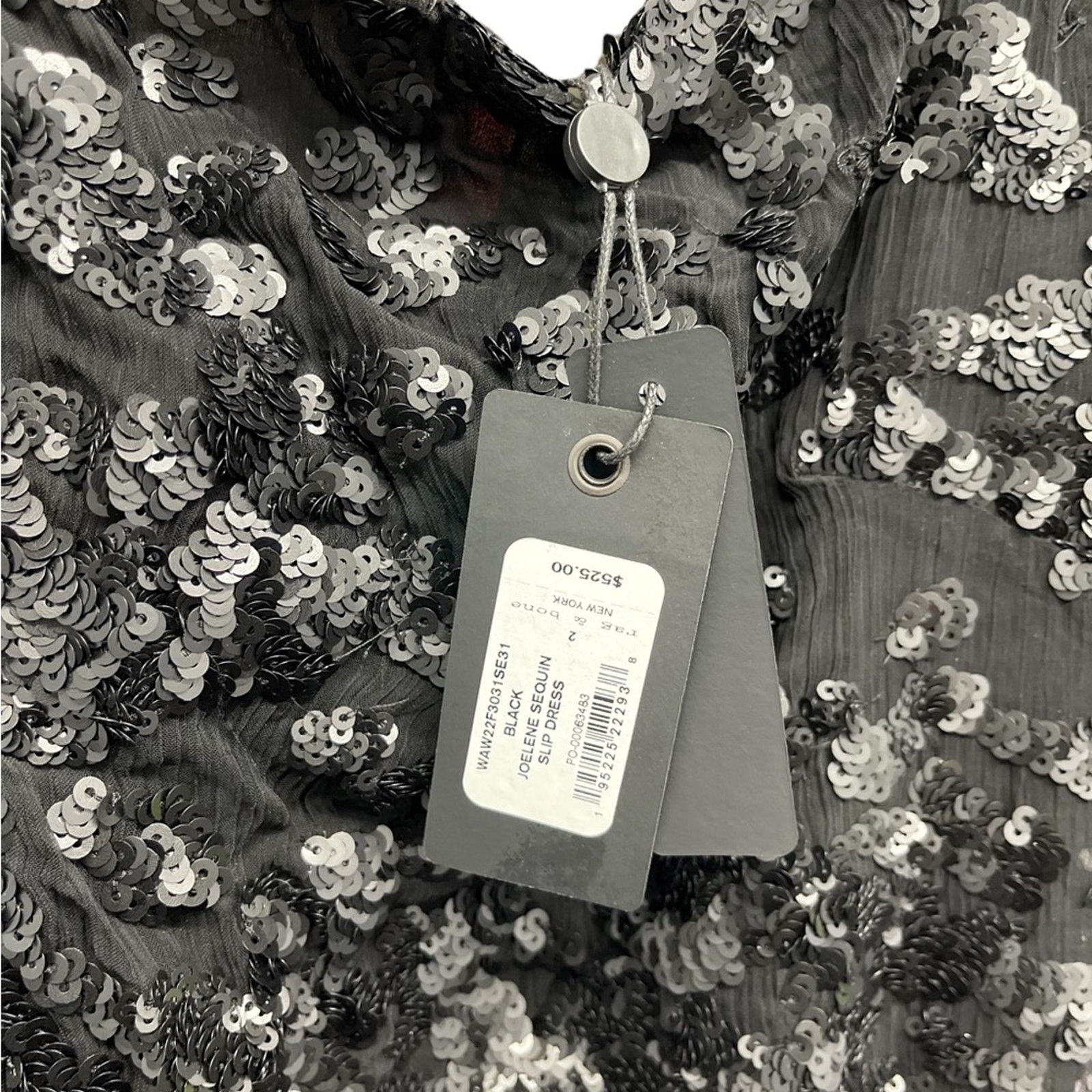 Rag & Bone *BNWT* Women’s Rag And Bone Embellished Joelene Sequin Dress Size XS / US 0-2 / IT 36-38 - 3 Thumbnail