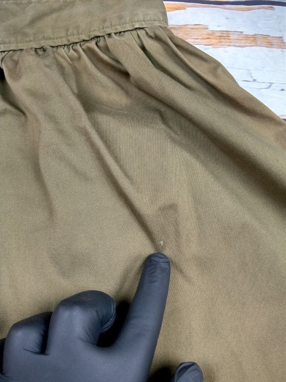 Diesel Diesel O-Boden Gonna Olive Mini Skirt Size 27" / US 4 / IT 40 - 12 Thumbnail