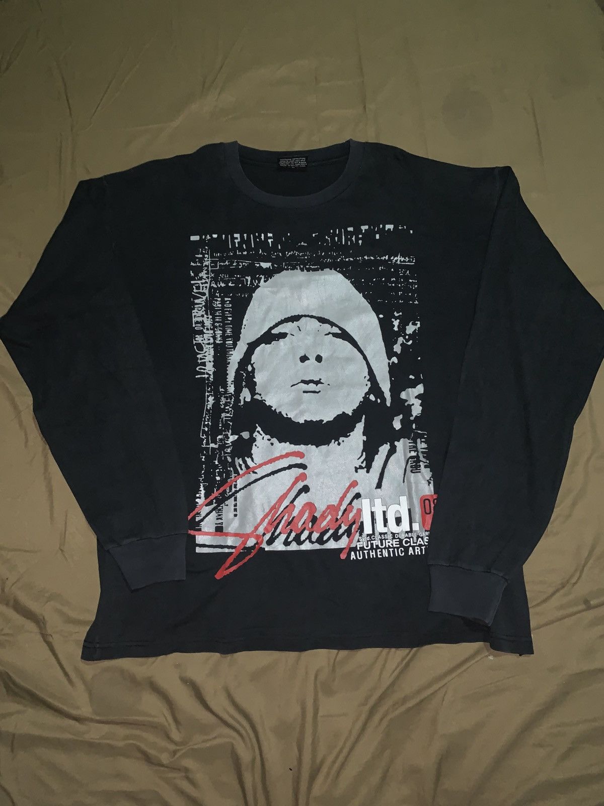 【希少品】SHADY LTD ロンT XL メッシュ EMINEM Eminem × Rap Tees × Shady Ltd 🔥 Vintage Shady Ltd Long
