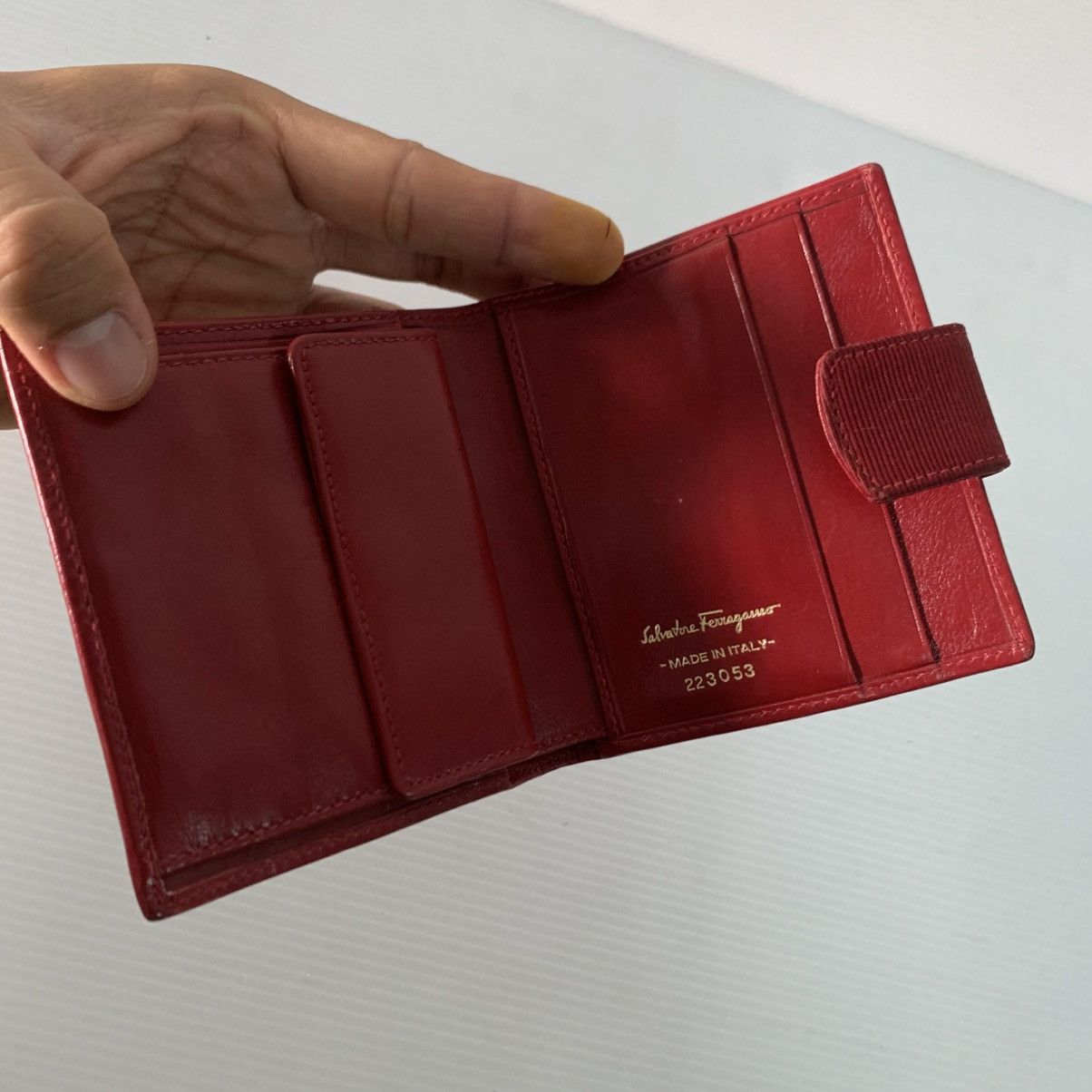 Salvatore Ferragamo Salvatore Ferragamo Leather Wallet Size ONE SIZE - 9 Thumbnail
