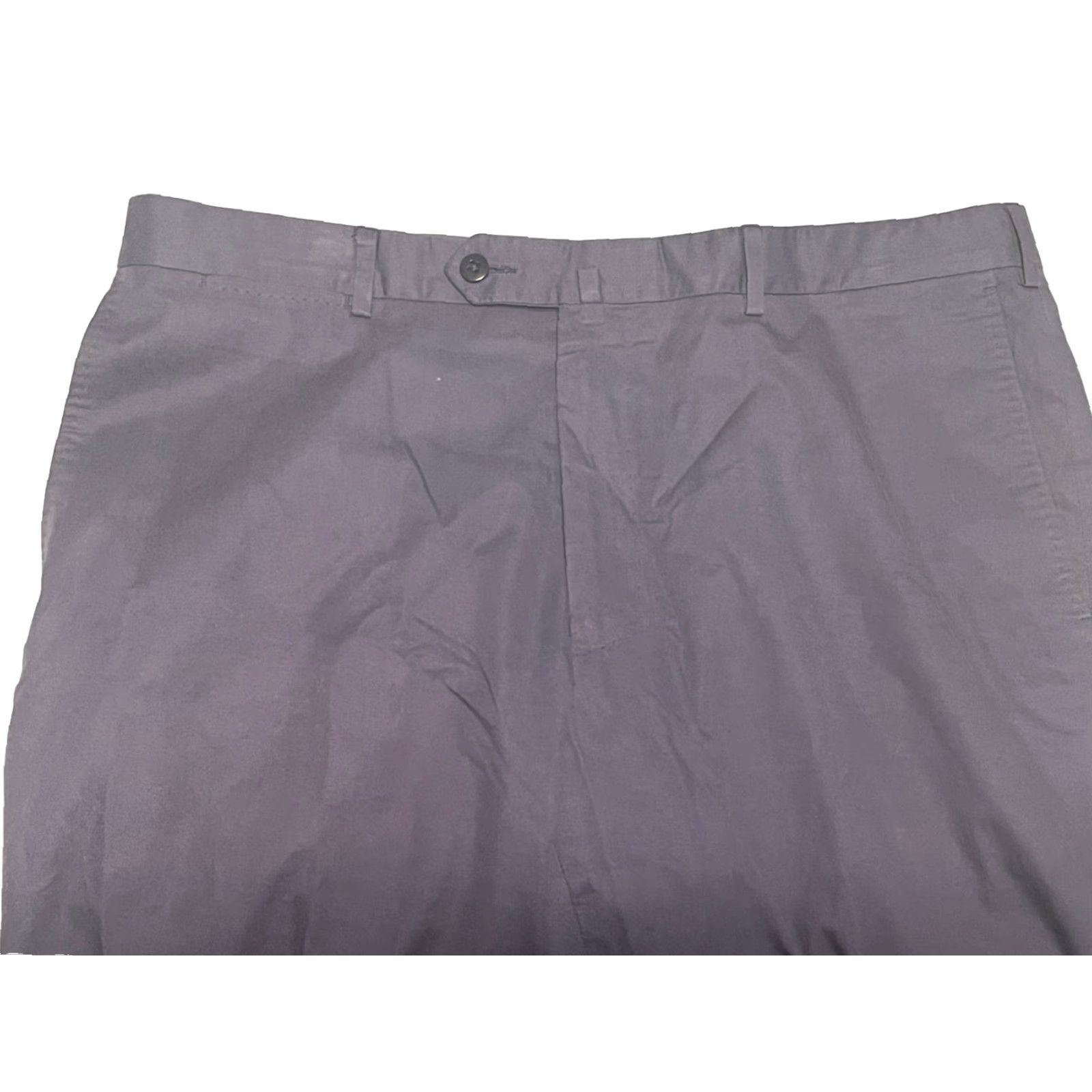Ermenegildo Zegna VINTAGE Ermenegildo Zegna Pants Trousers 100% Cotton Mens 35x31.5 Blue Size US 35 - 2 Thumbnail