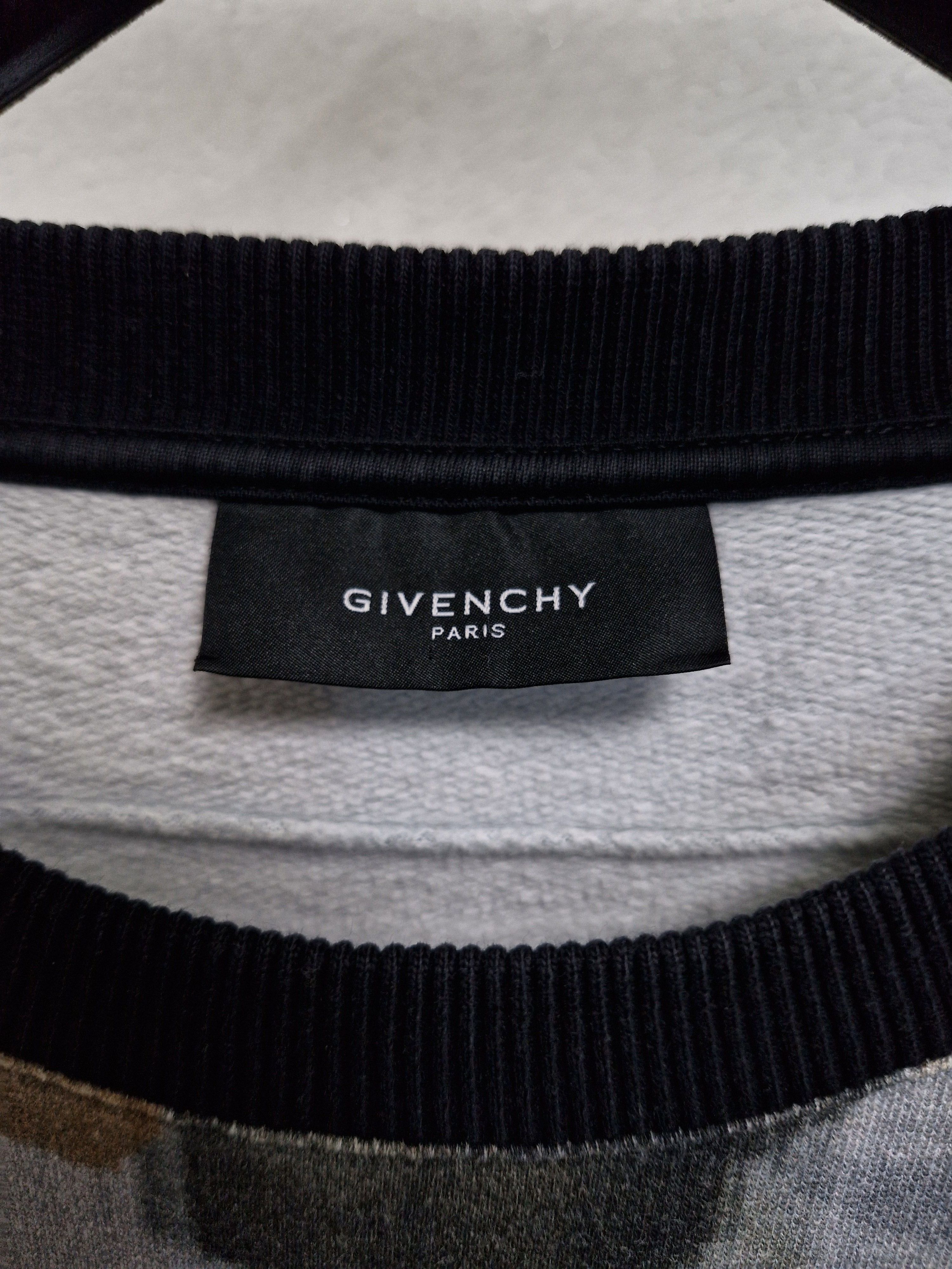Givenchy GIVENCHY AW13 Abstract Doberman Sweatshirt Size US M / EU 48-50 / 2 - 5 Thumbnail