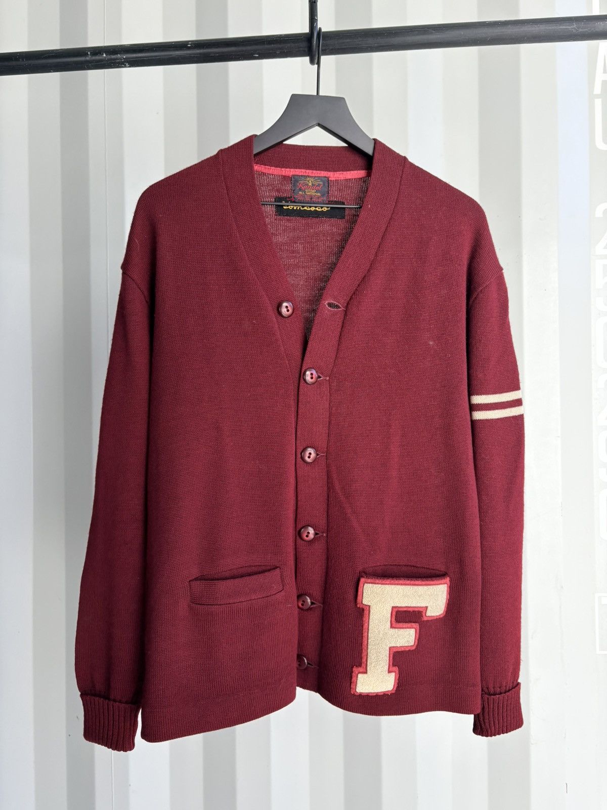 Vintage Wool Football Cardigan 1950’s