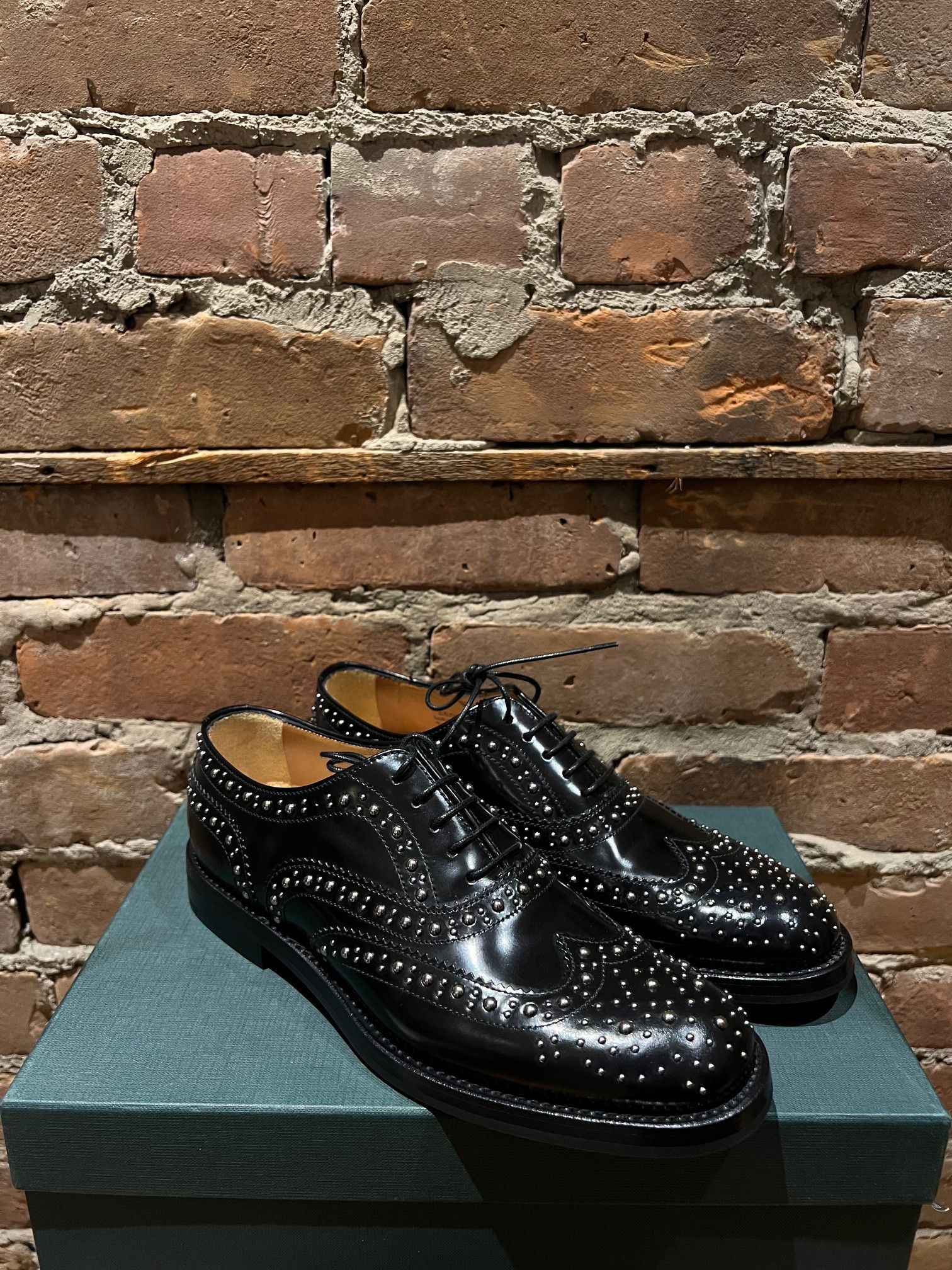 Church's Church’s “Burwood Met” Studded Oxford Size US 5.5 / IT 35.5 - 4 Thumbnail